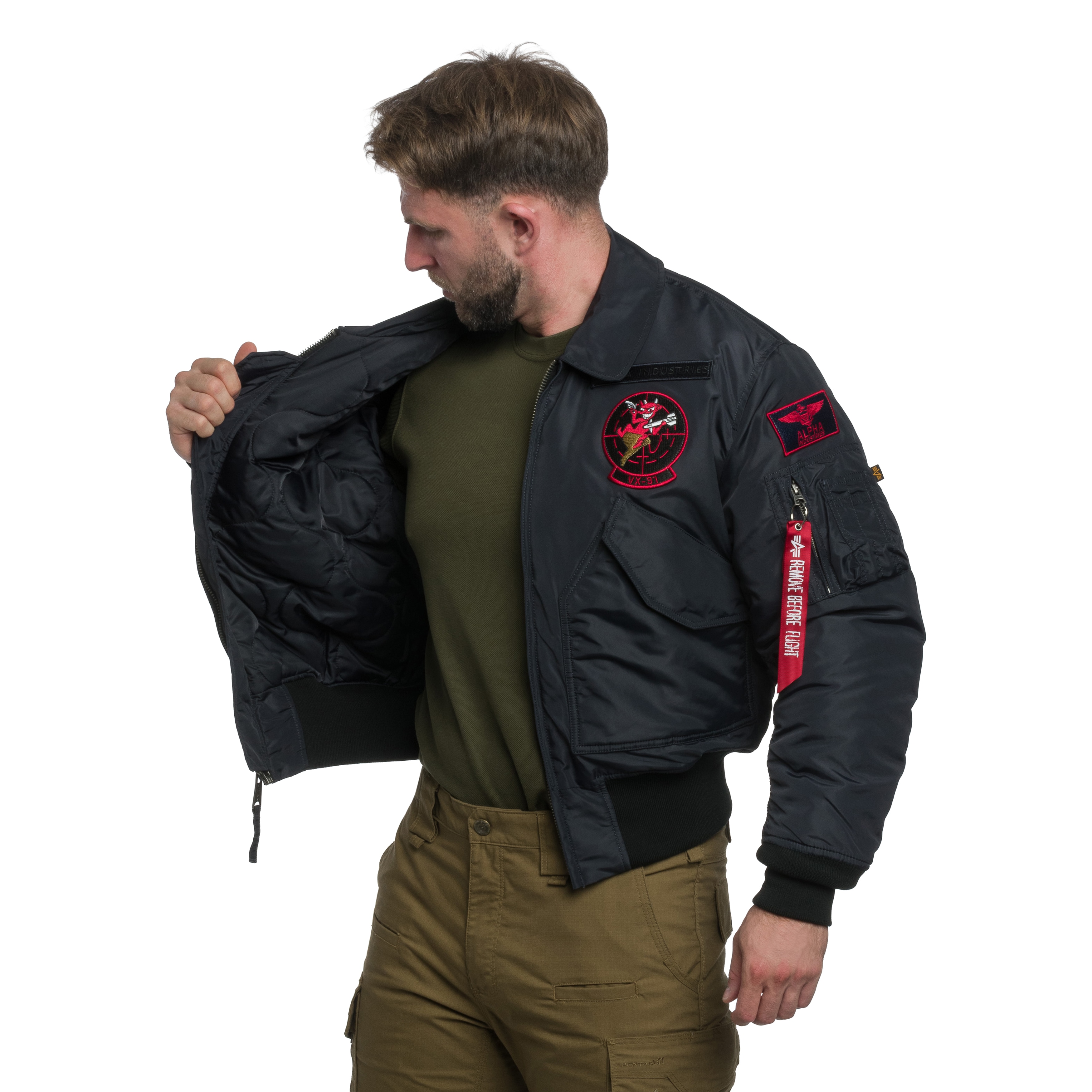 Bunda Alpha Industries CWU 45P Devils Brigade - Iron Grey