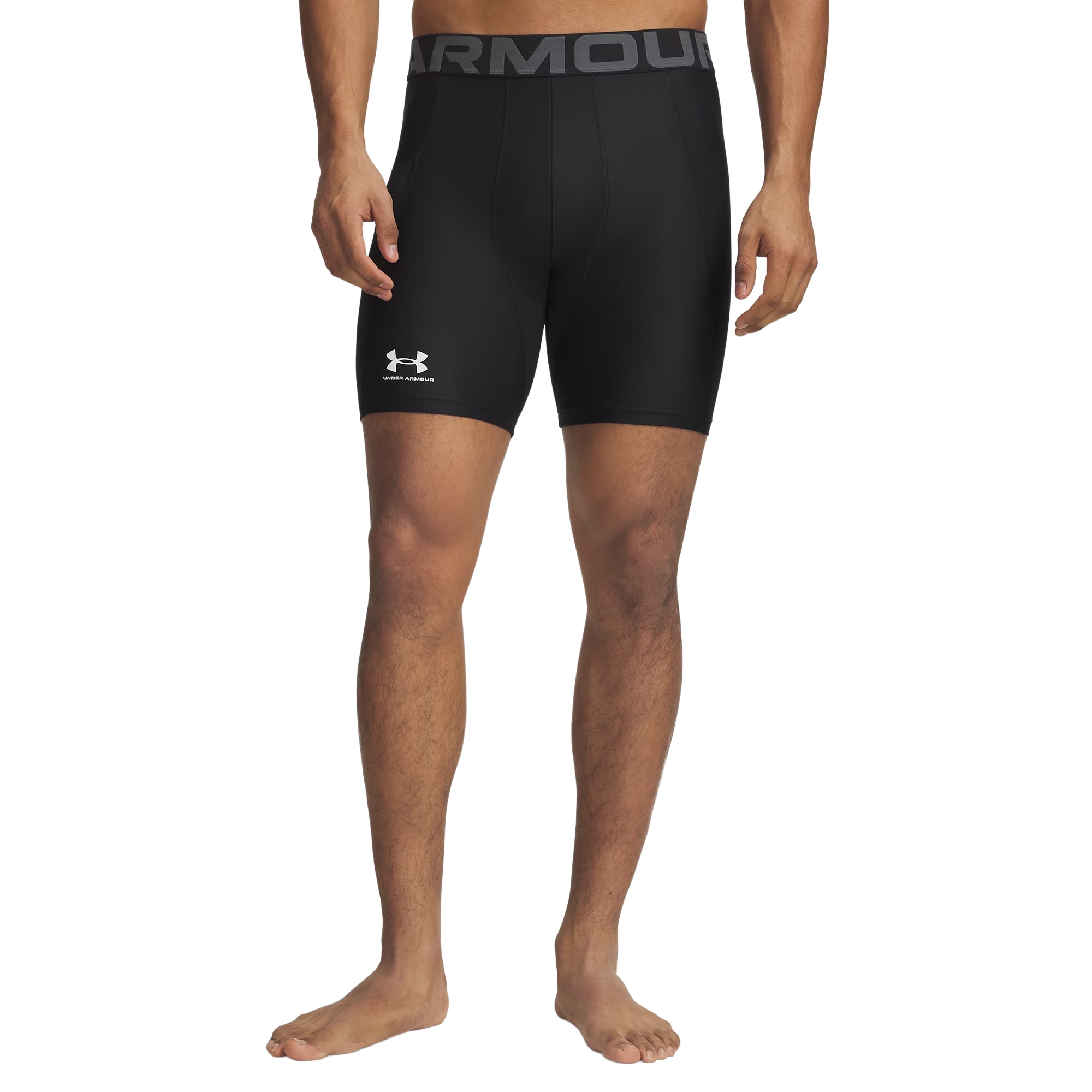 Termoaktivní kraťasy Under Armour HeatGear Compression - Black/White