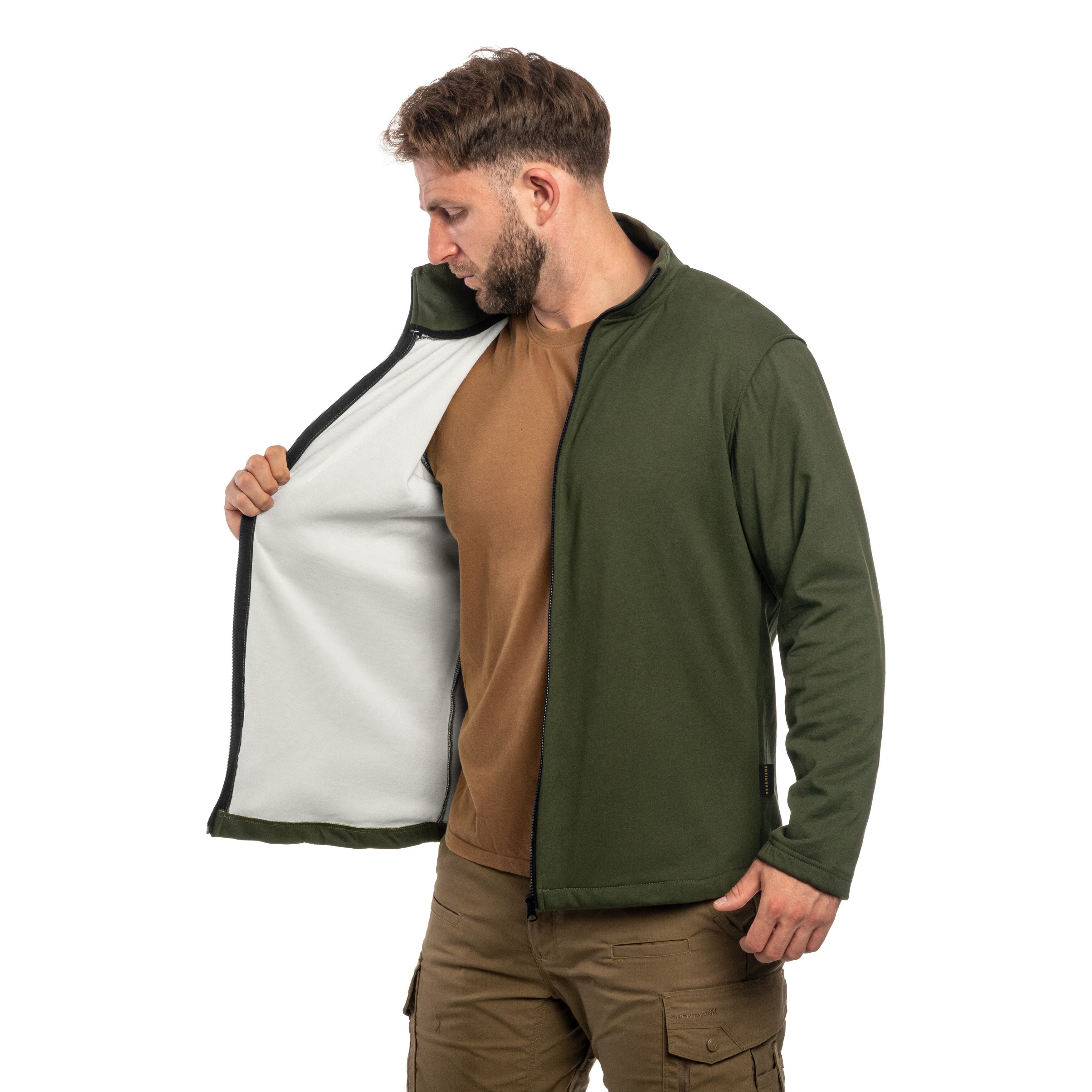Protiřezná bunda Brunnirok Hamburg - Olive