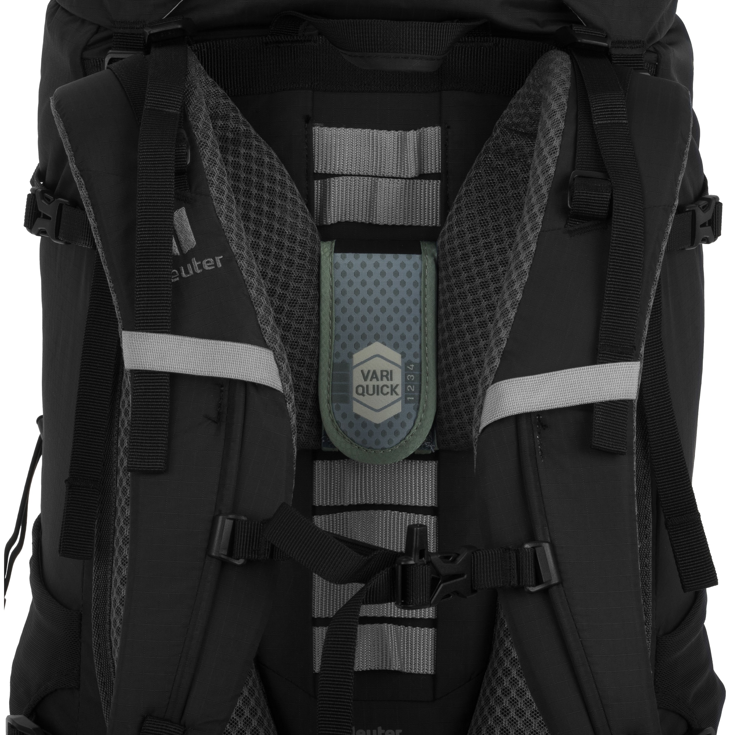 Batoh Deuter Aircontact lite 50 + 10 l - Black/Granite
