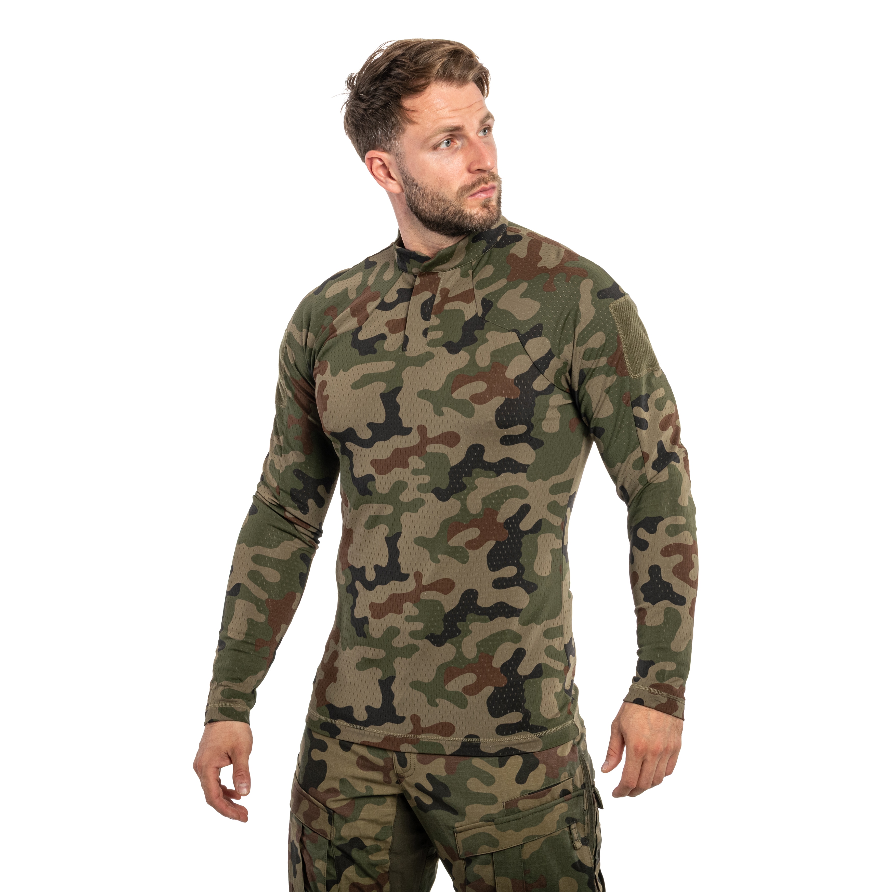 Bojová košile Helikon-Tex Apex Lightweight Combat Shirt Nylon Stretch - wz.93 Pantera PL Woodland