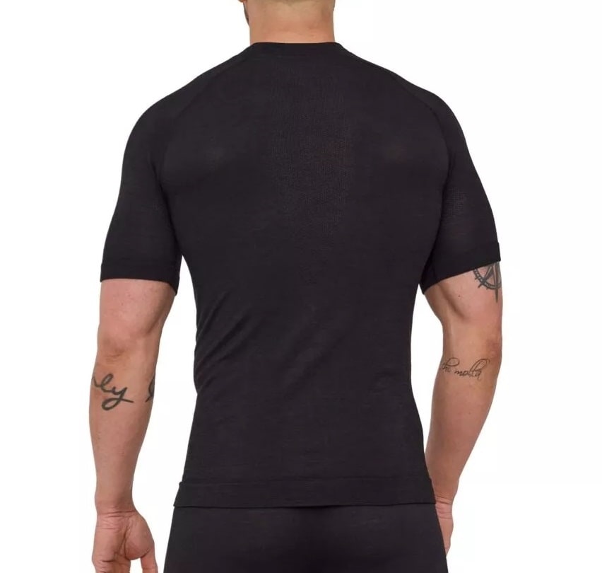 Termoaktivní tričko Brubeck Active Merino - Černá