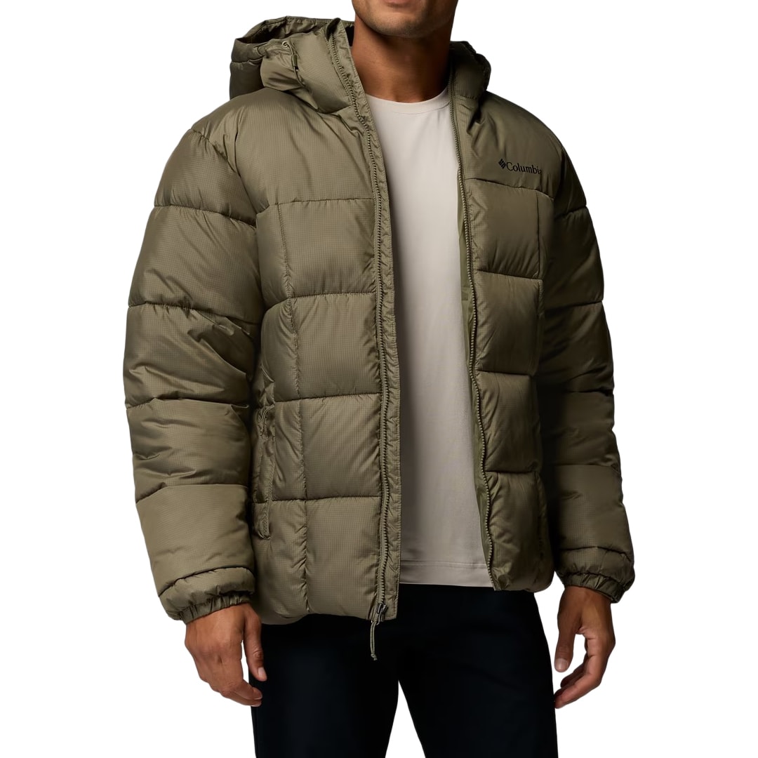 Bunda Columbia Puffect IV Hooded Puffer - Stone Green