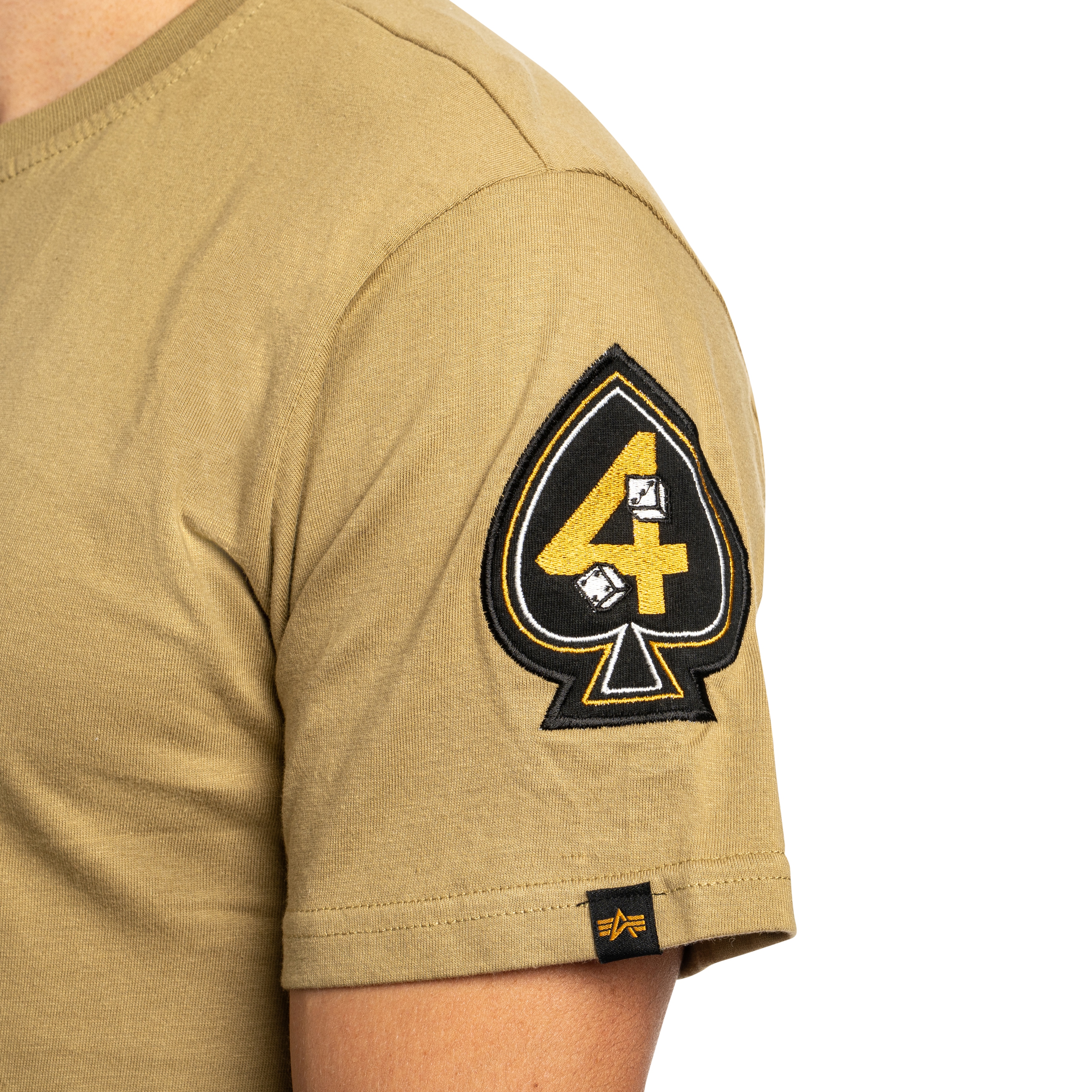 Tričko Alpha Industries Black Devils - Light Olive