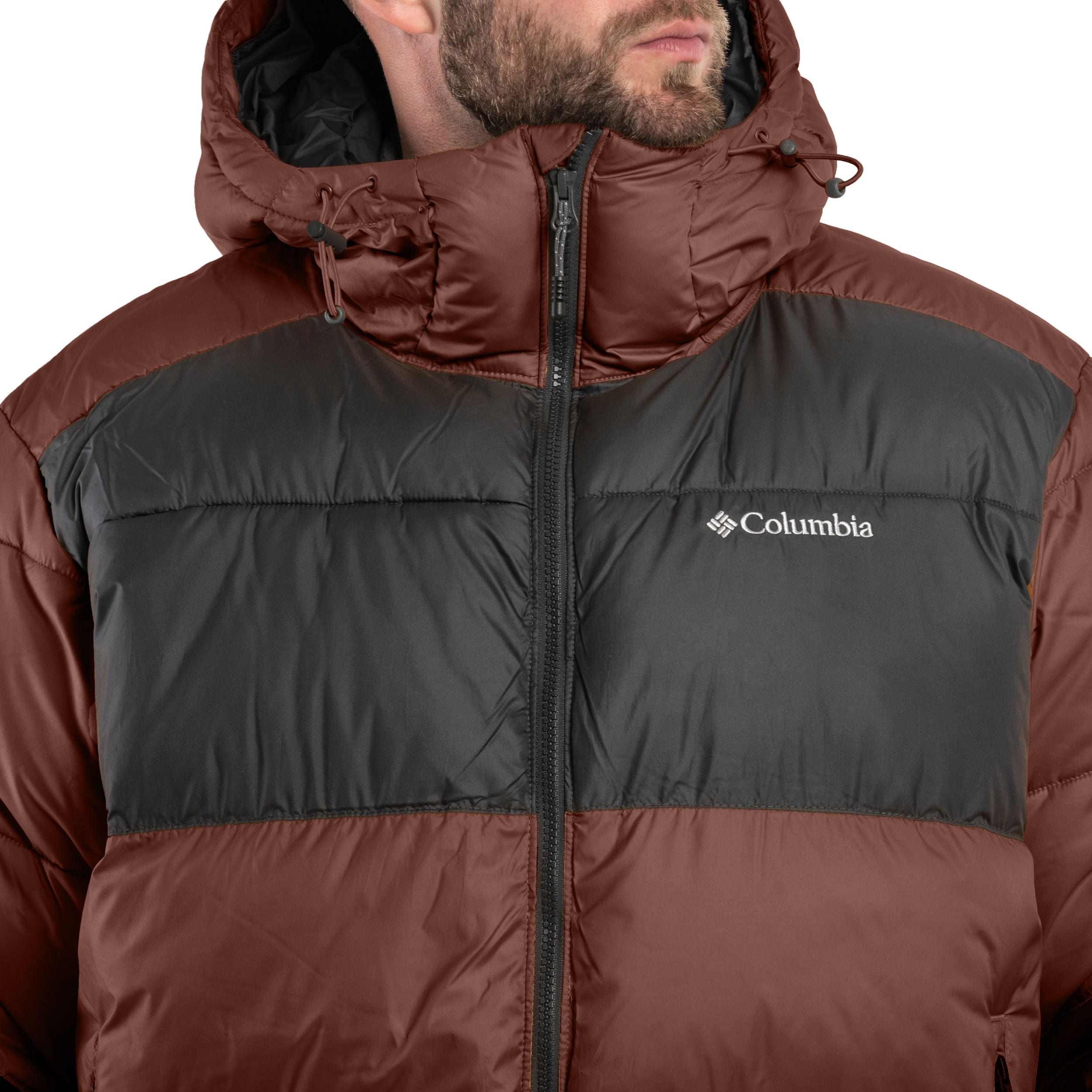 Bunda Columbia Pike Lake II Hooded Jacket - Tobacco/Black
