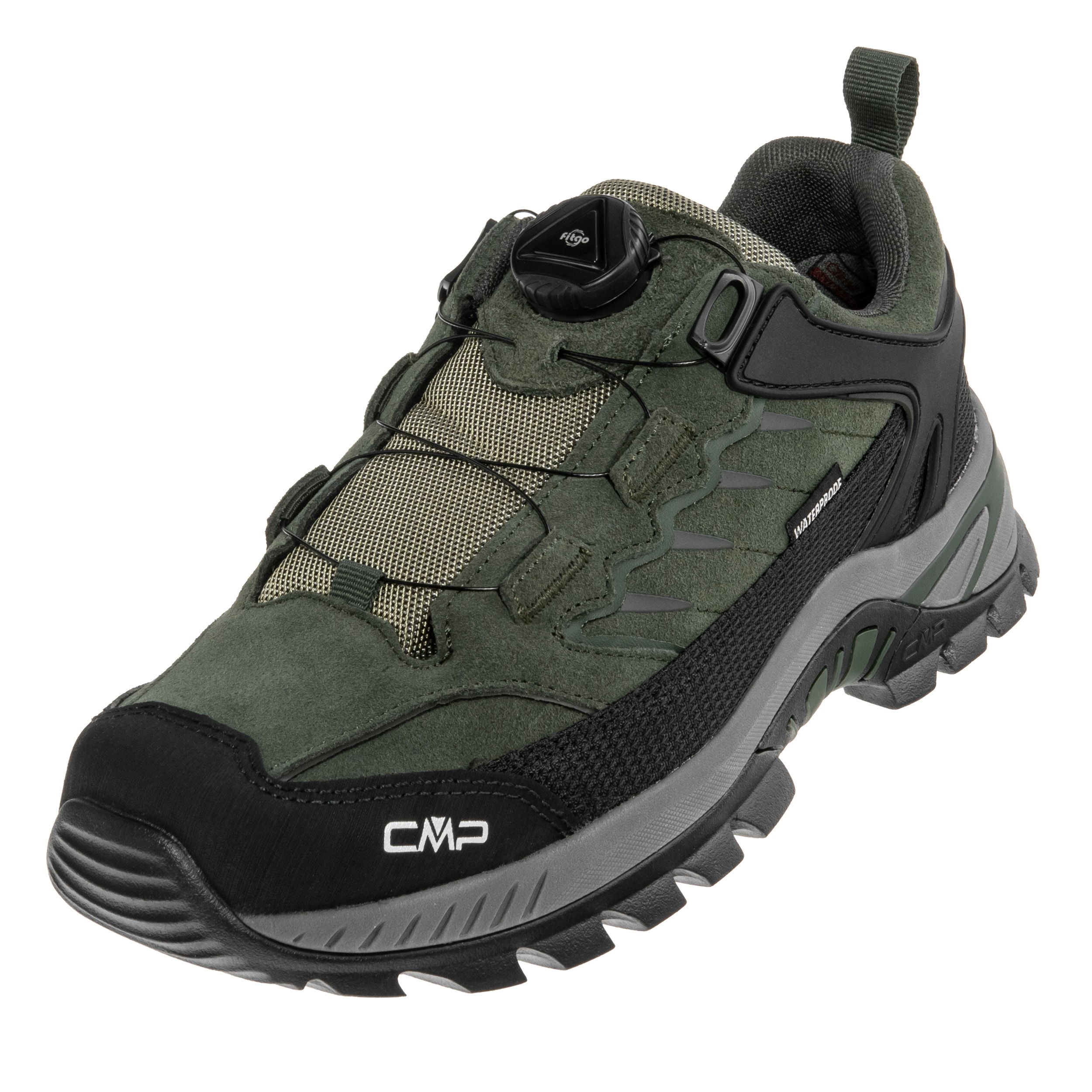 Trekové boty CMP Rigel 2.0 Waterproof Low Fitgo - Pine/Piombo