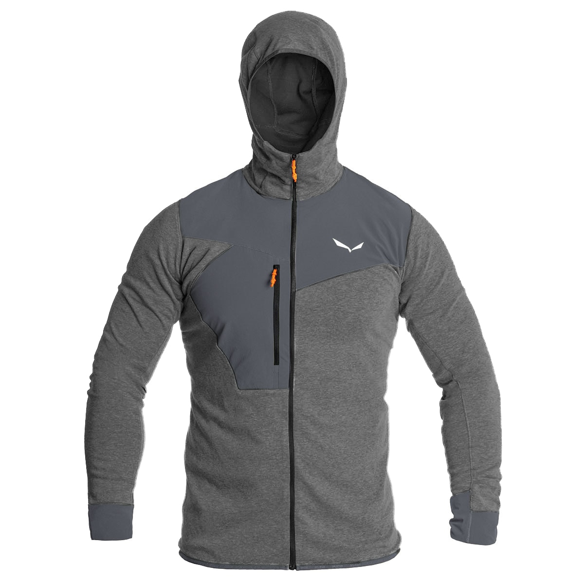 Mikina Salewa Puez 2 Dry - Black Out Melange