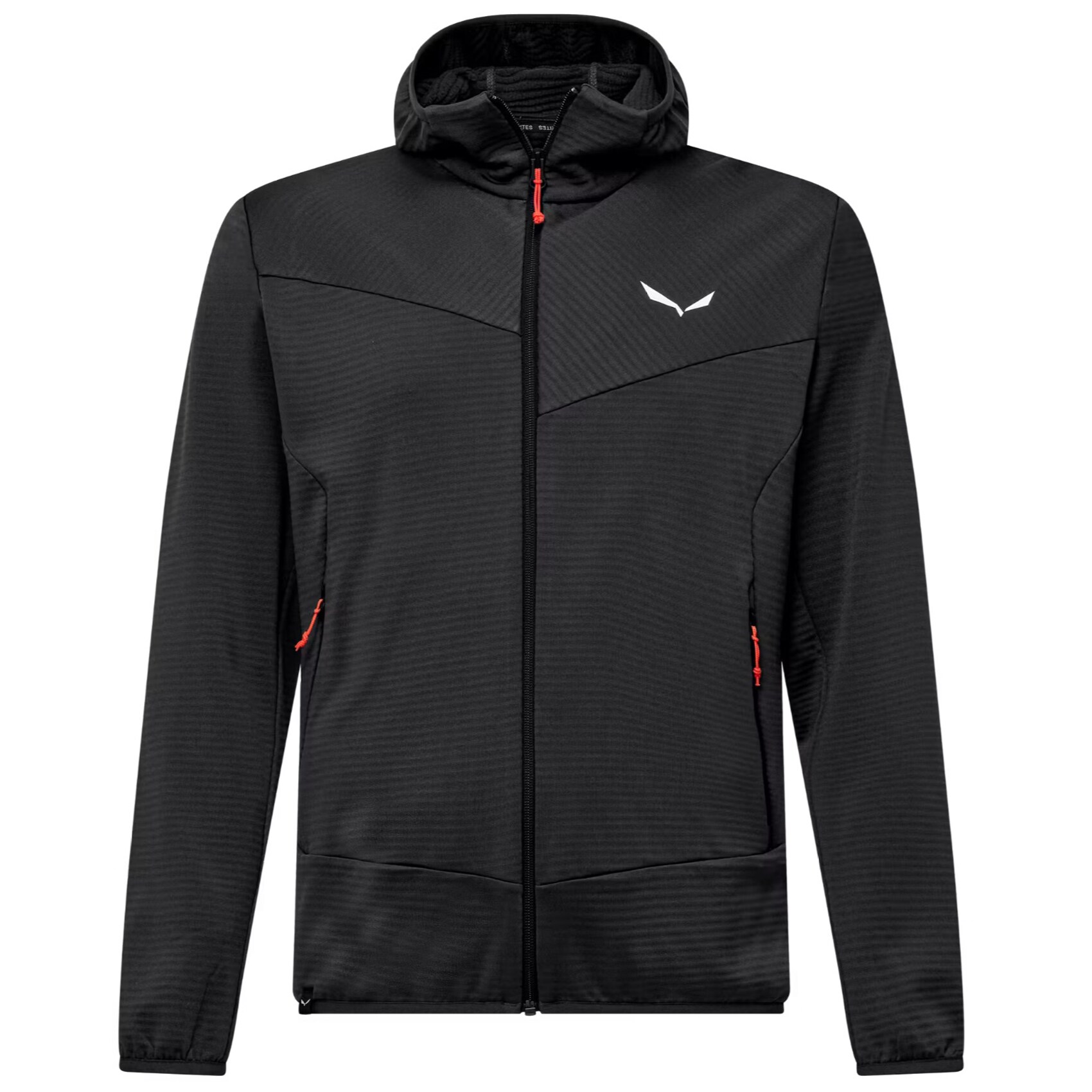 Fleecová mikina s kapucí Salewa Puez Altavia Polarlite Hooded - Black Out