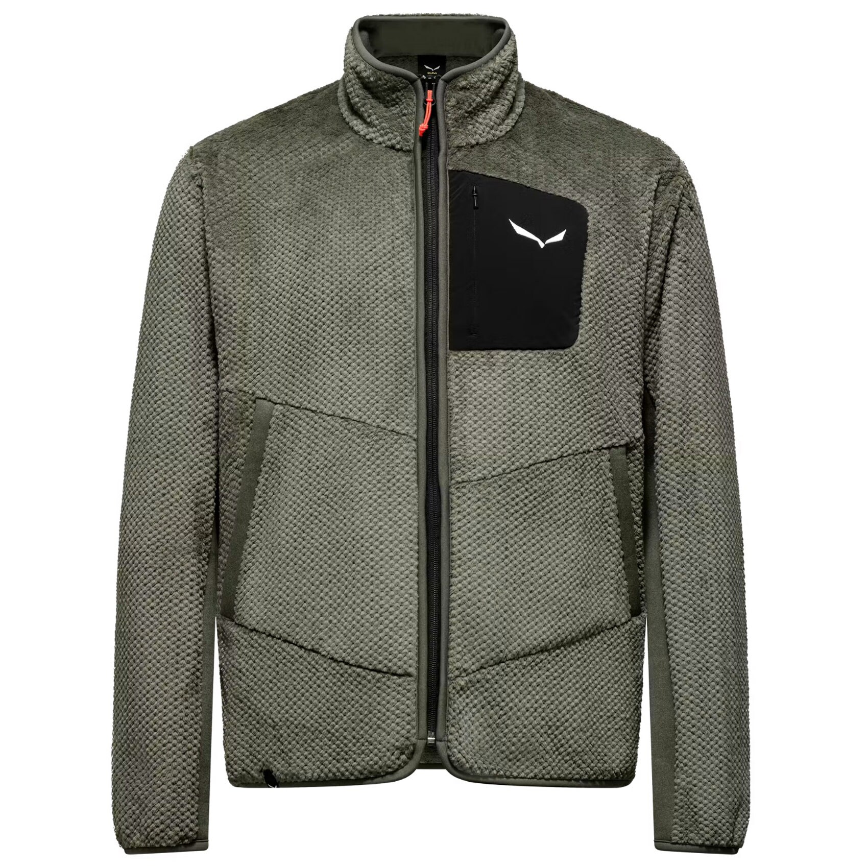 Fleecová mikina Salewa Puez Warm Full-Zip - Faded Green