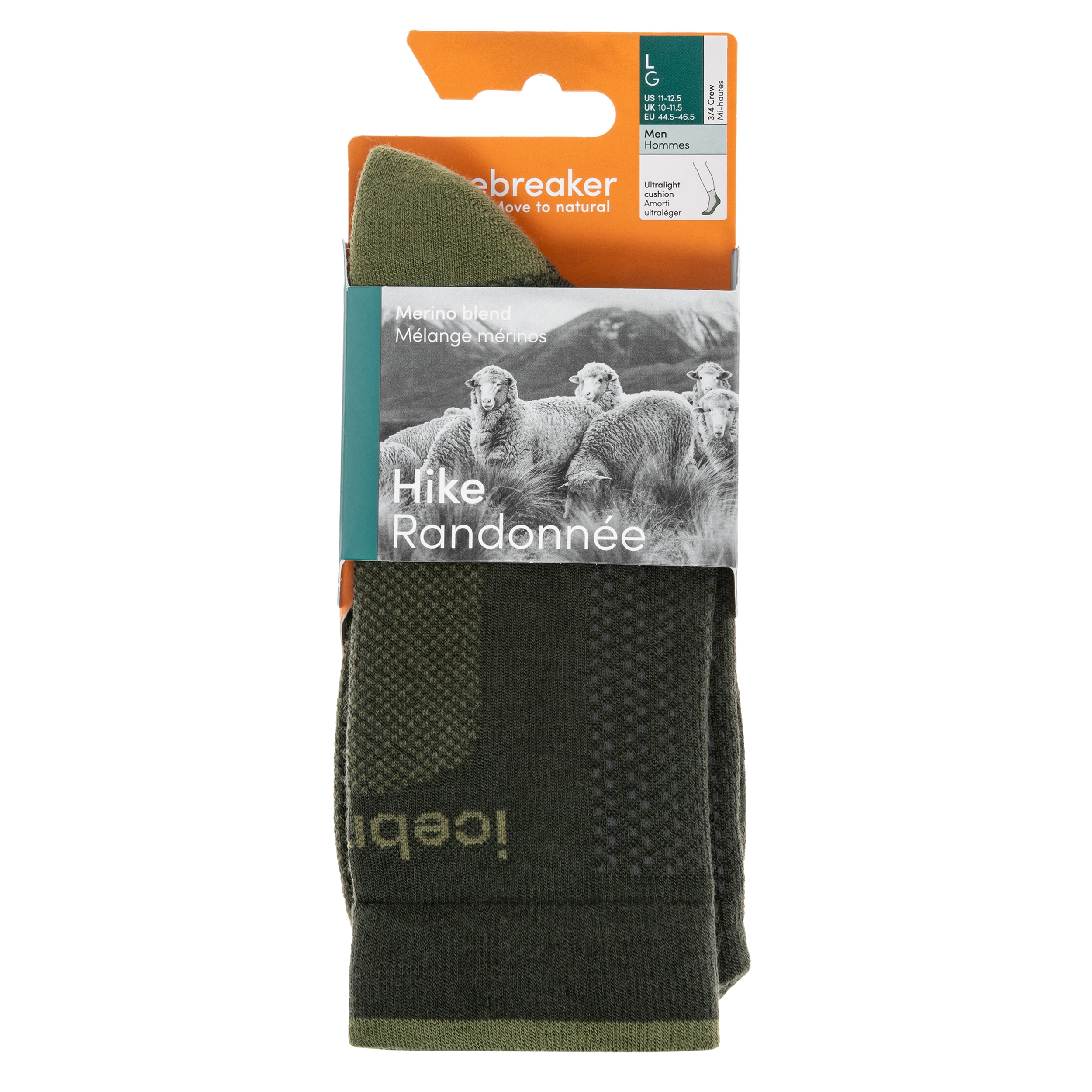 Ponožky Icebreaker Merino Hike+ Ultralight - Dark Loden