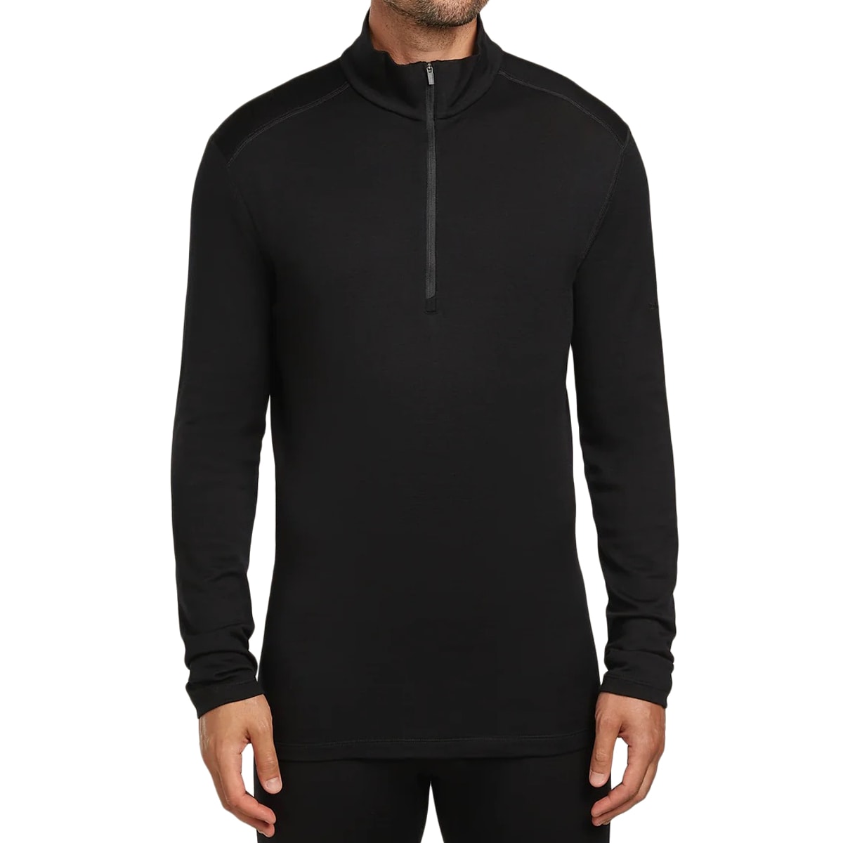 Termo tričko Icebreaker Merino 260 Oasis Half-Zip - Black