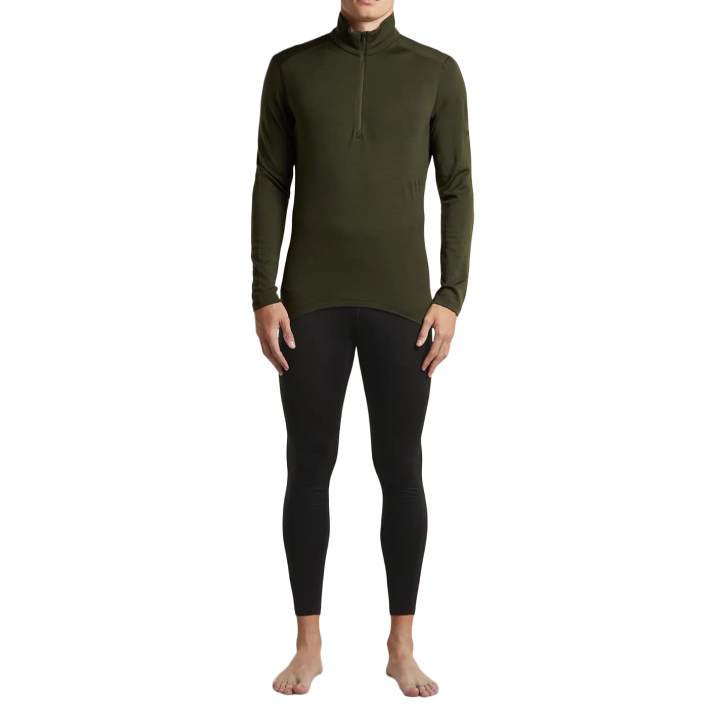 Termotričko Icebreaker Merino 260 Oasis Half-Zip - Dark Loden