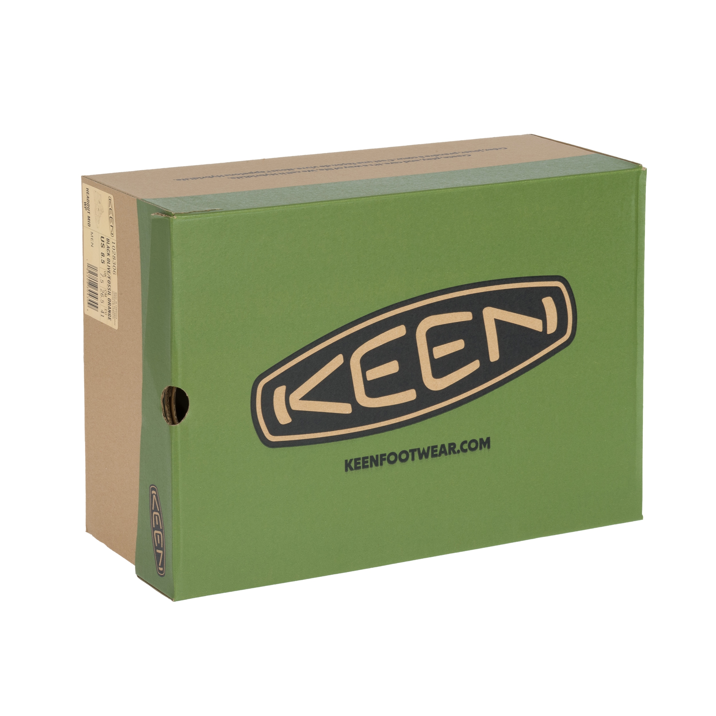 Boty Keen Headout MID WP - Olive/Fossil Orange