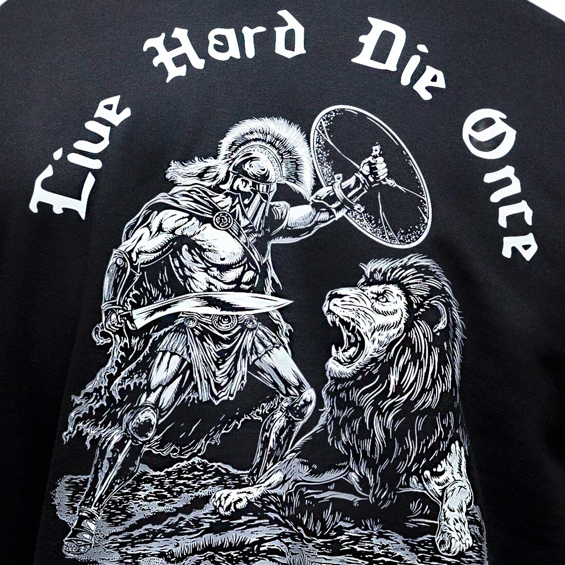 Mikina Brothers in Arms Die Once Hoodie - Black