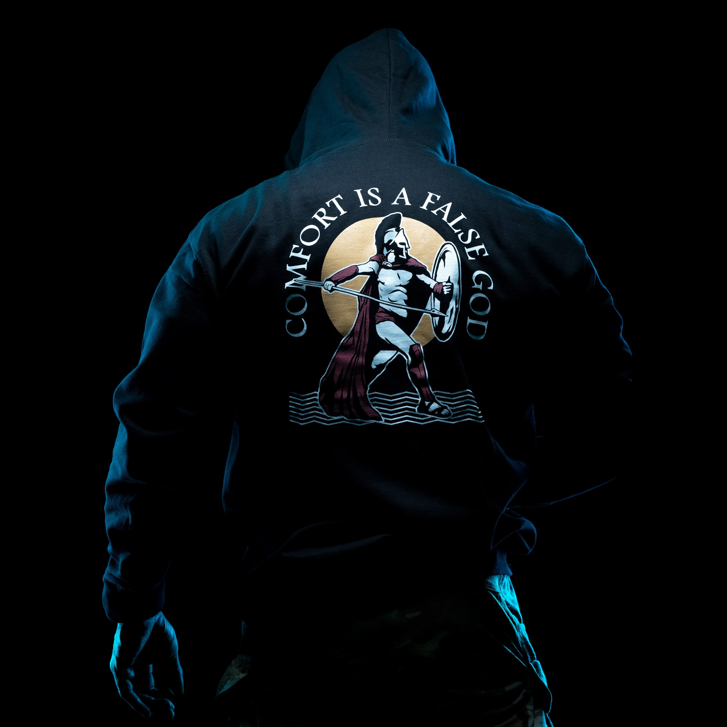 Mikina Brothers in Arms False God Hoodie - Black