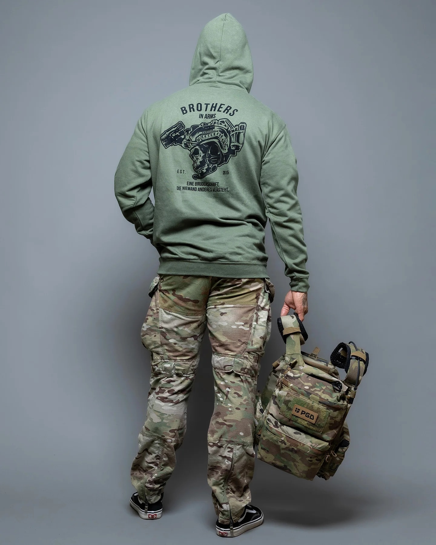 Mikina Brothers in Arms Team Hoodie - Olive