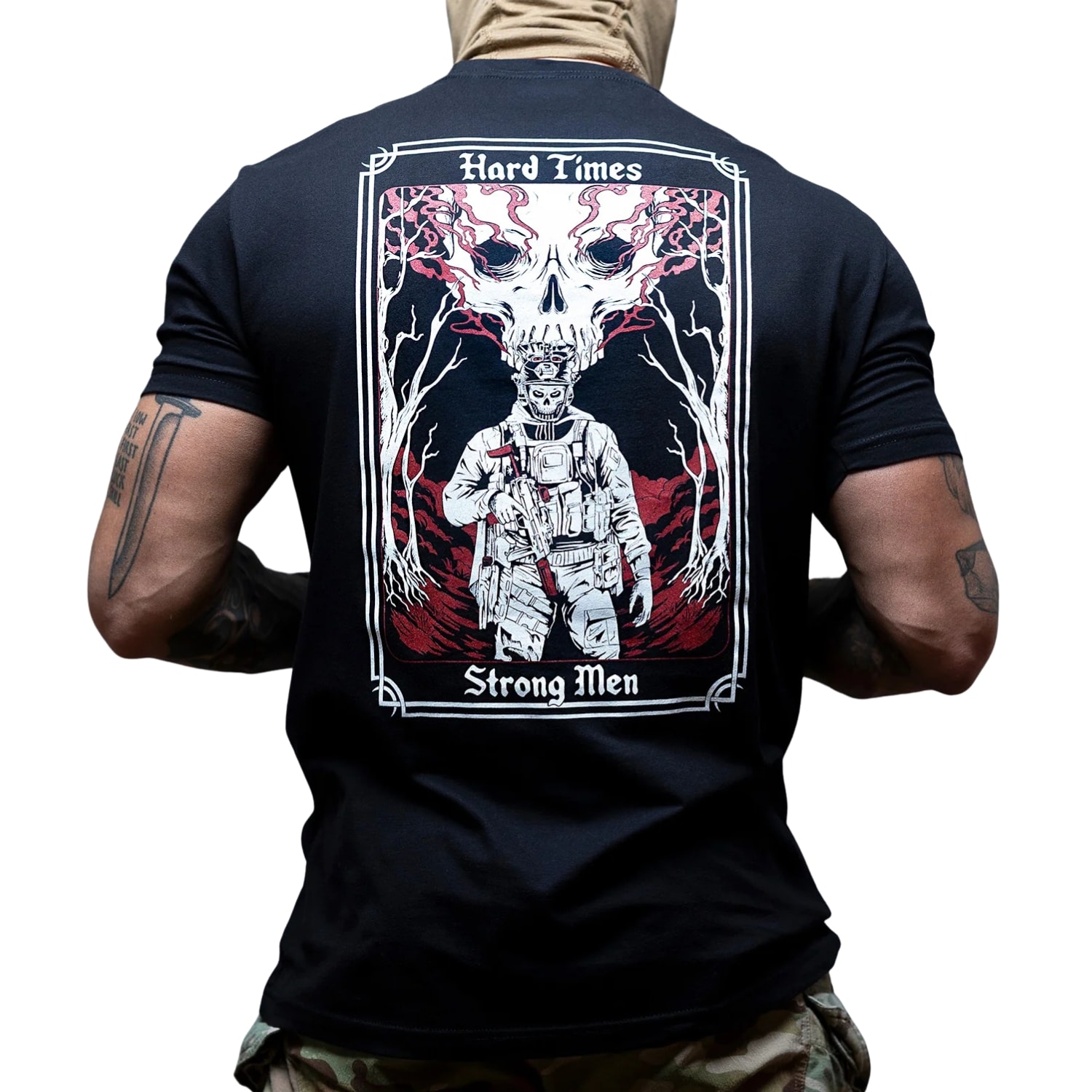 Tričko Brothers In Arms Hard Times - Black
