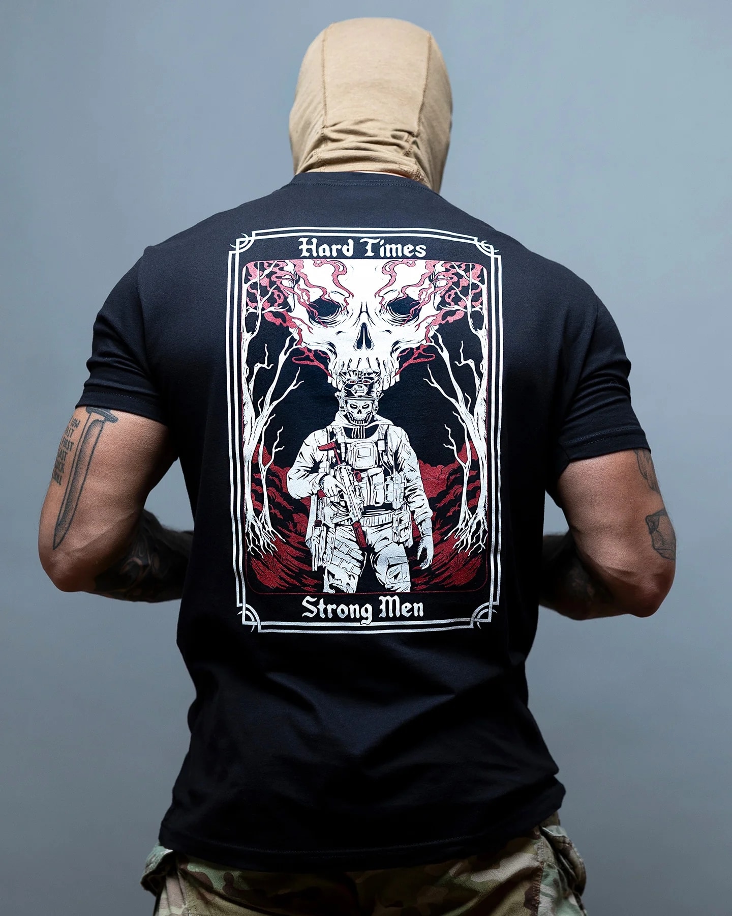 Tričko Brothers In Arms Hard Times - Black