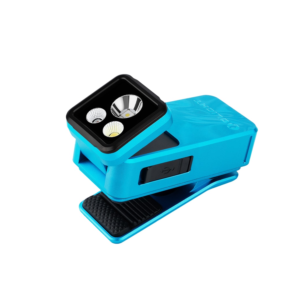 Svítilna Olight Oclip 2 Pro 530 lumenů - Tidal Blue