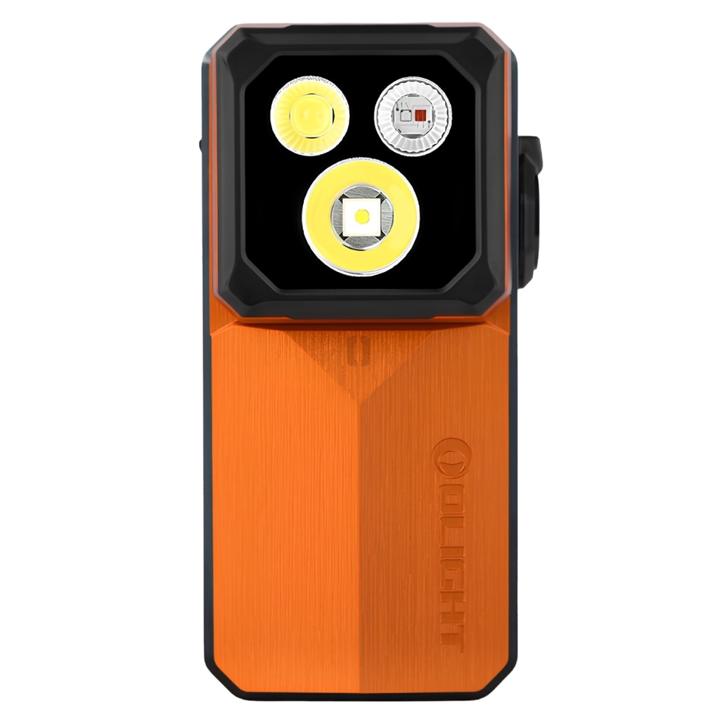 Akumulátorová svítilna Olight Oclip 2 Ultra Amber Orange 580 lumenů