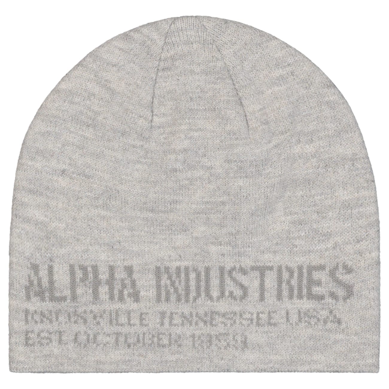 Čepice Alpha Industries Cone Beanie - Grey Heather