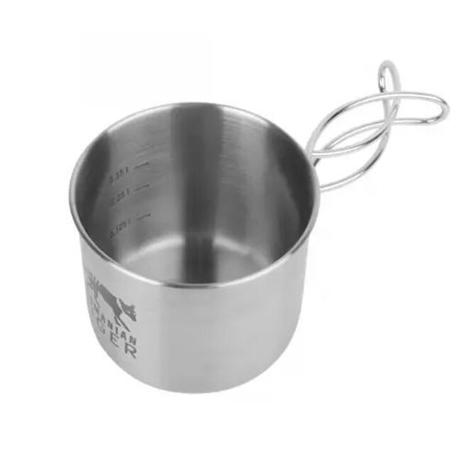 Ocelový hrnek Tasmanian Tiger se skládacím držadlem 500 ml