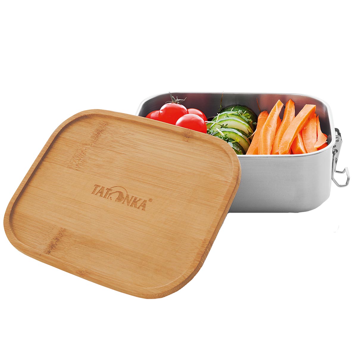 Krabička Tatonka Stainless Steel Lunch Box Bamboo I – 800 ml