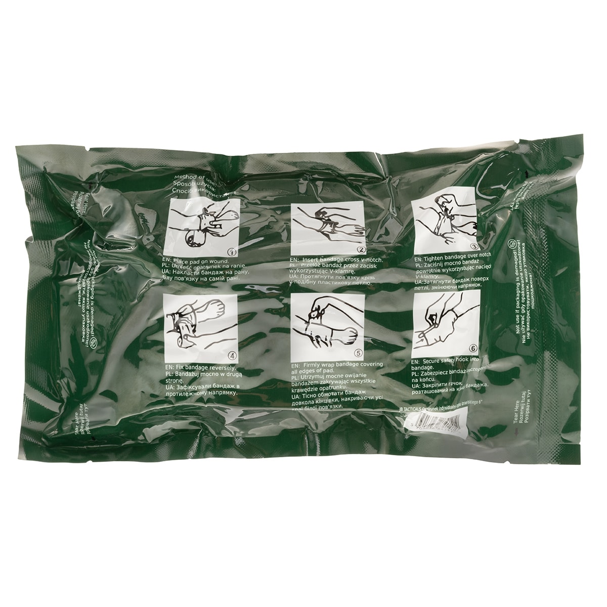 Individuální obvaz JB Tacticals izraelského typu 15 cm