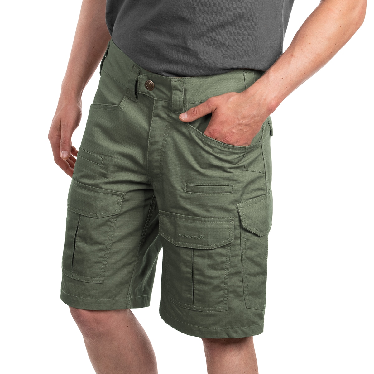 Kraťasy Pentagon Lycos – Camo Green