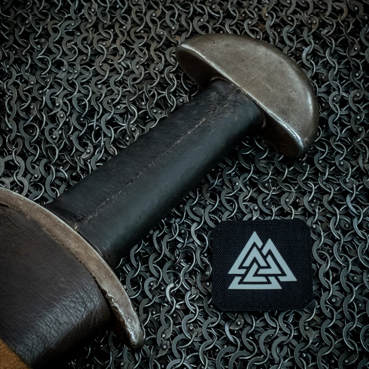 Nášivka M-Tac Valknut Laser Cut Black/Grey
