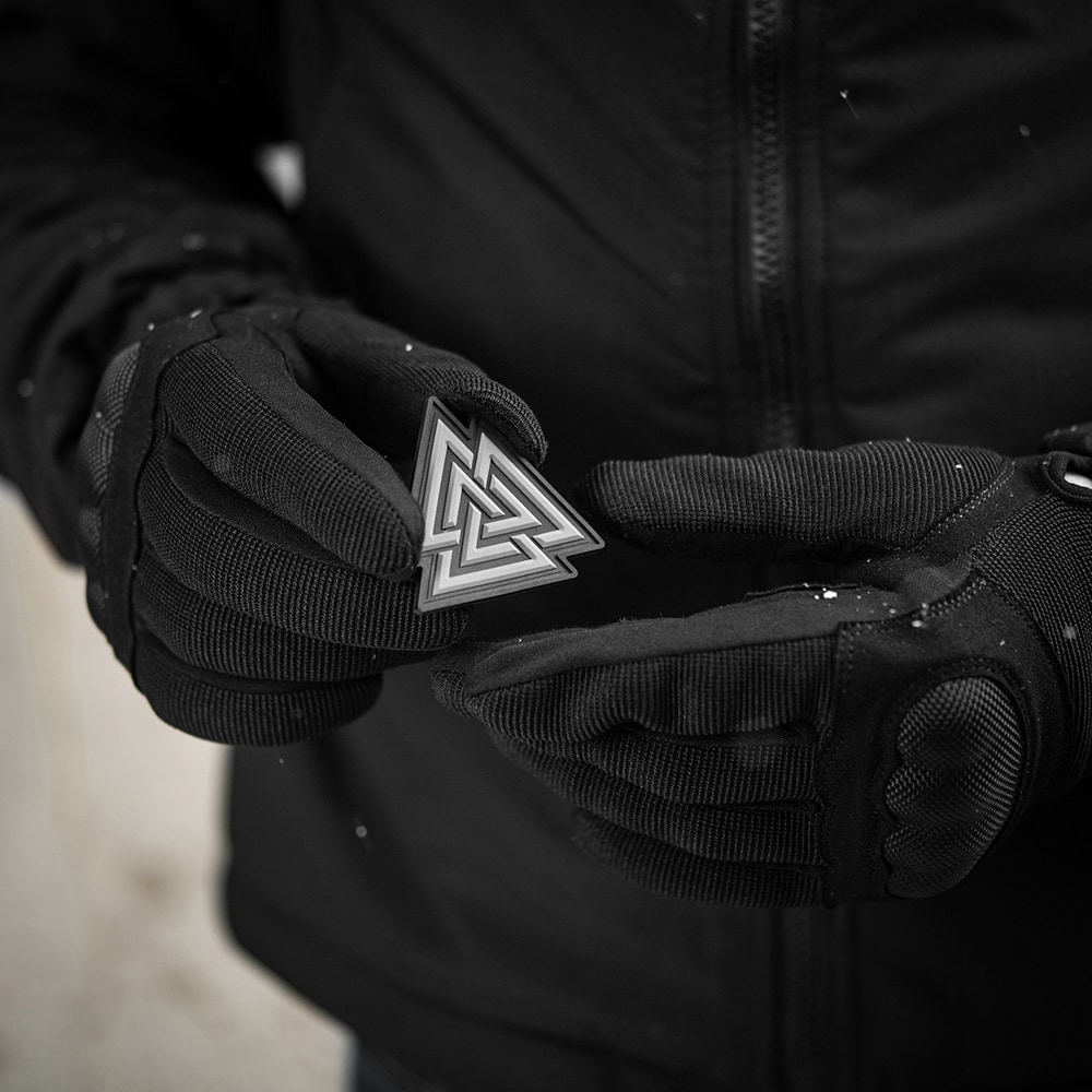 Nášivka M-Tac Valknut PVC Black/Grey