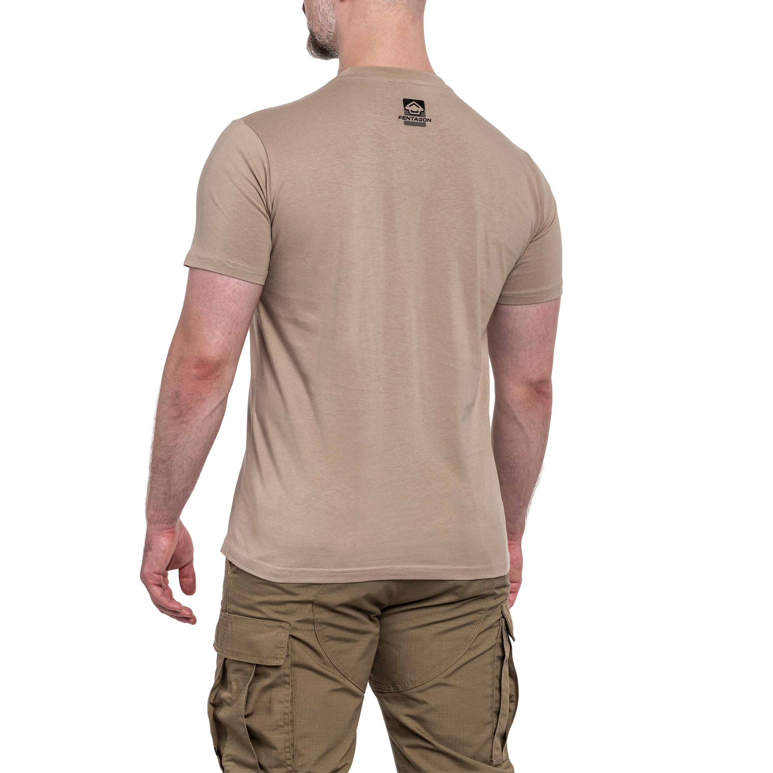 Tričko Pentagon Ageron „Build Your Gear - Build Your Gear“ - khaki