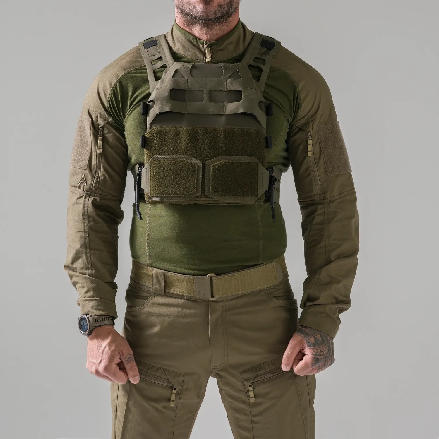 Taktická vesta Direct Action Bearcat Ultralight Plate Carrier Ranger Green - pro pláty velikosti M