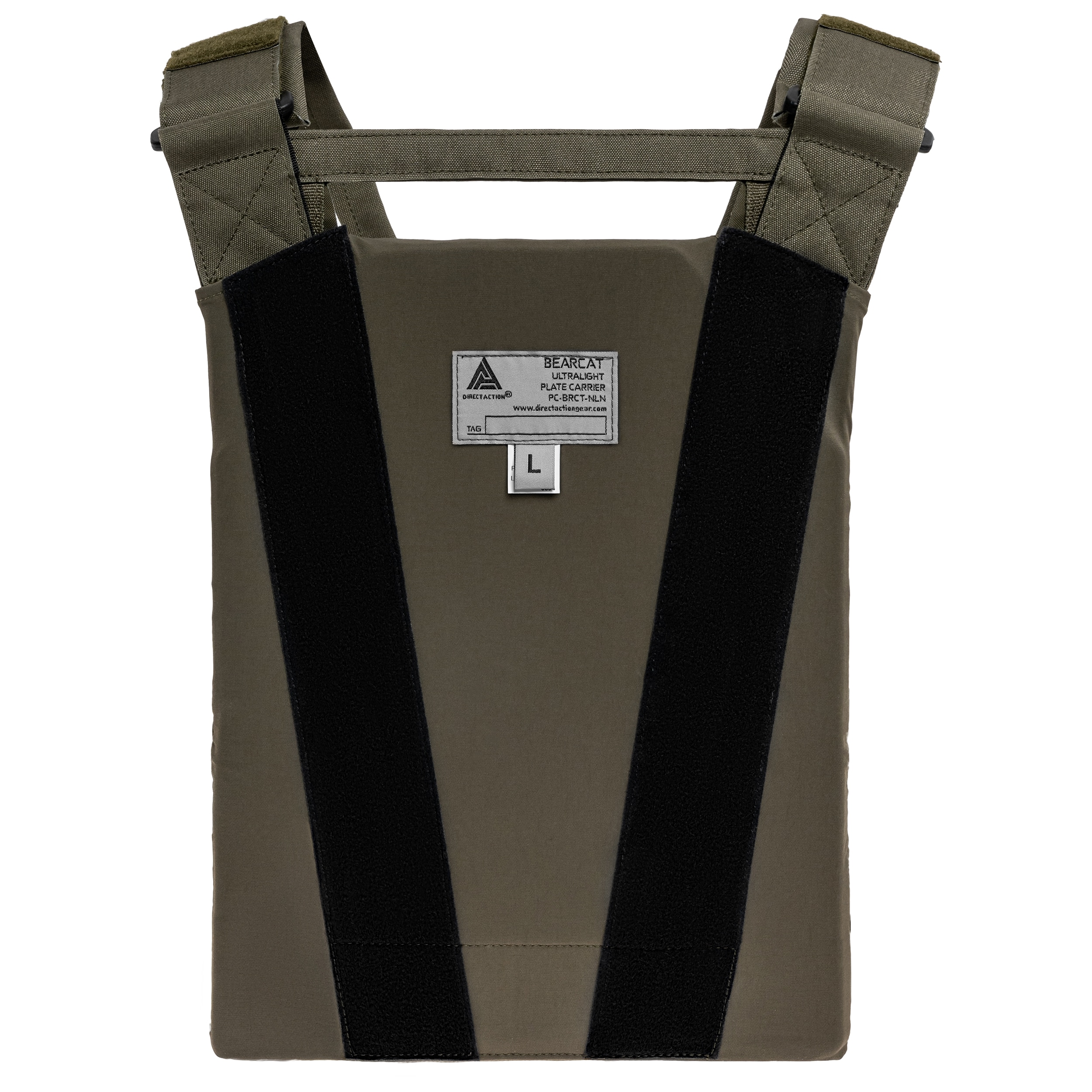 Taktická vesta Direct Action Bearcat Ultralight Plate Carrier Ranger Green - pro pláty velikosti L