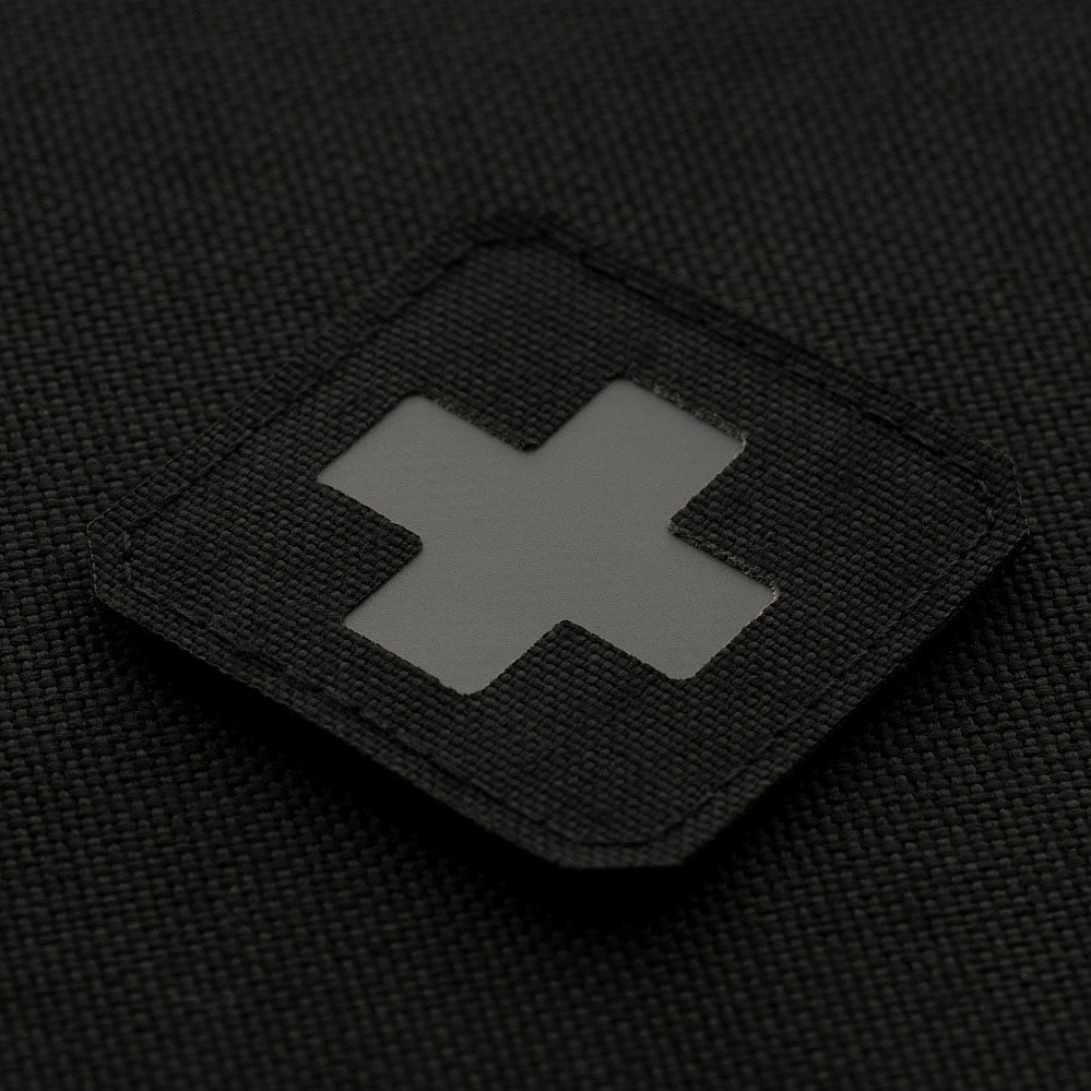 Lékařská nášivka M-Tac Medic Cross Laser Cut - černá/šedá