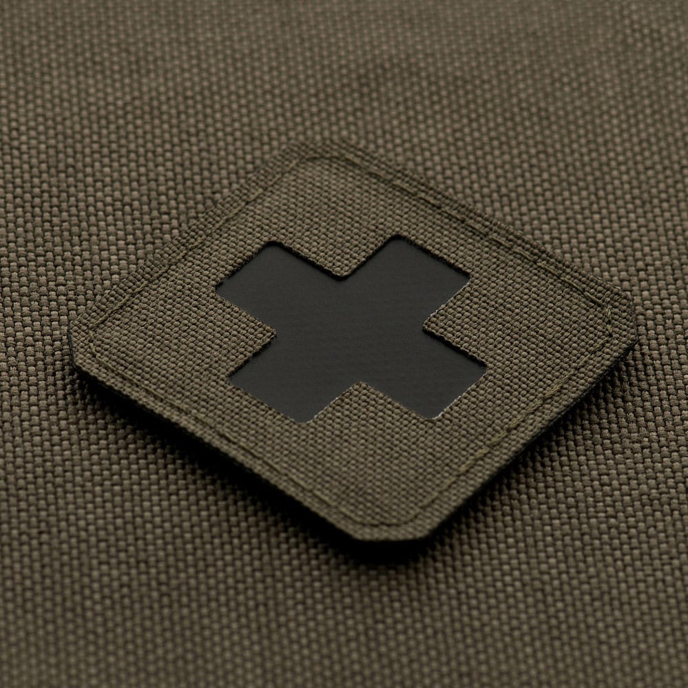 Lékařská nášivka M-Tac Medic Cross Laser Cut – Ranger Green/černá