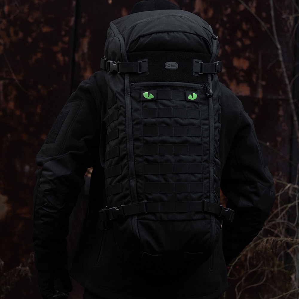 Nášivka M-Tac Tiger Eyes Laser Cut (pár) - Black