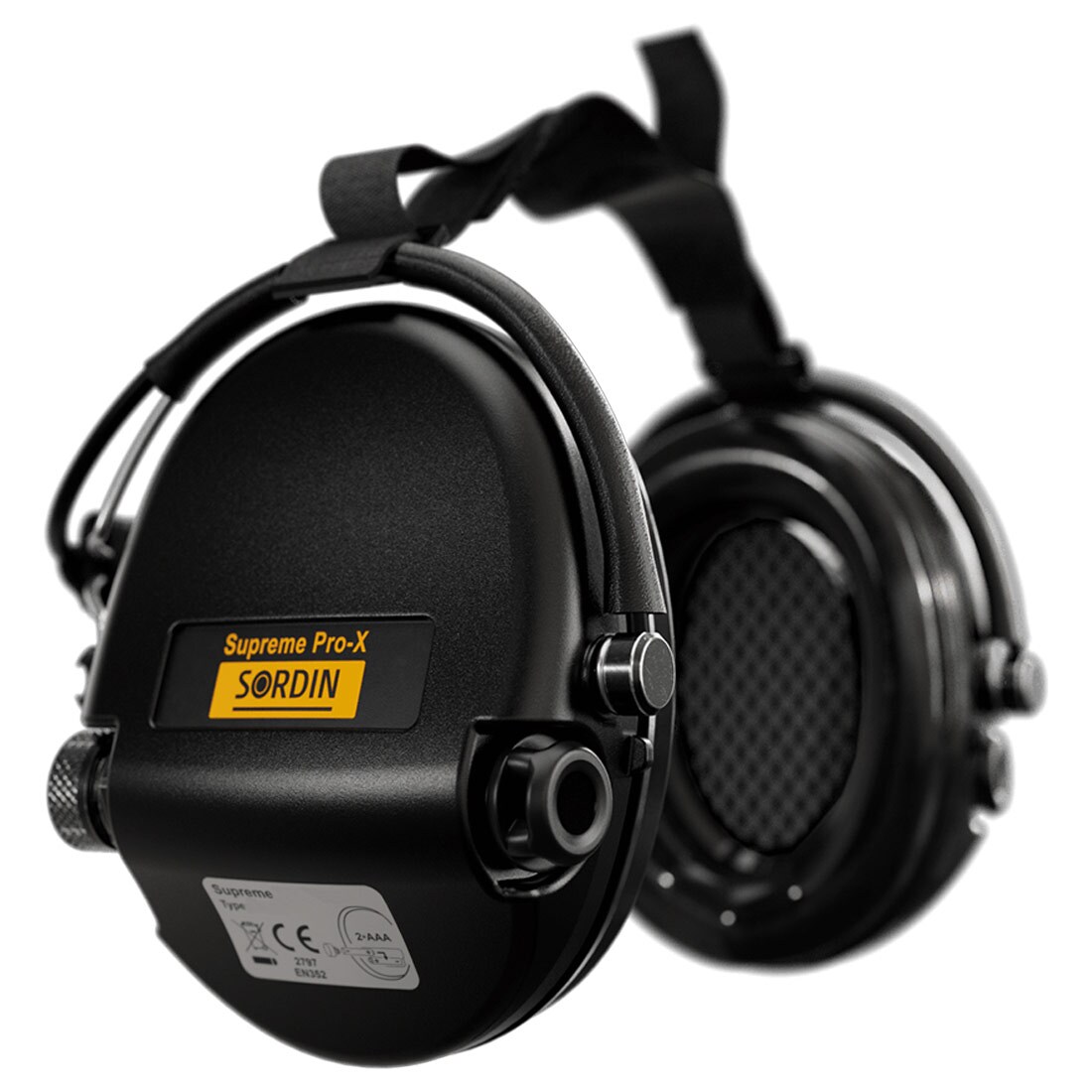 Aktivní chrániče sluchu Sordin Supreme Pro-X Neckband – Black
