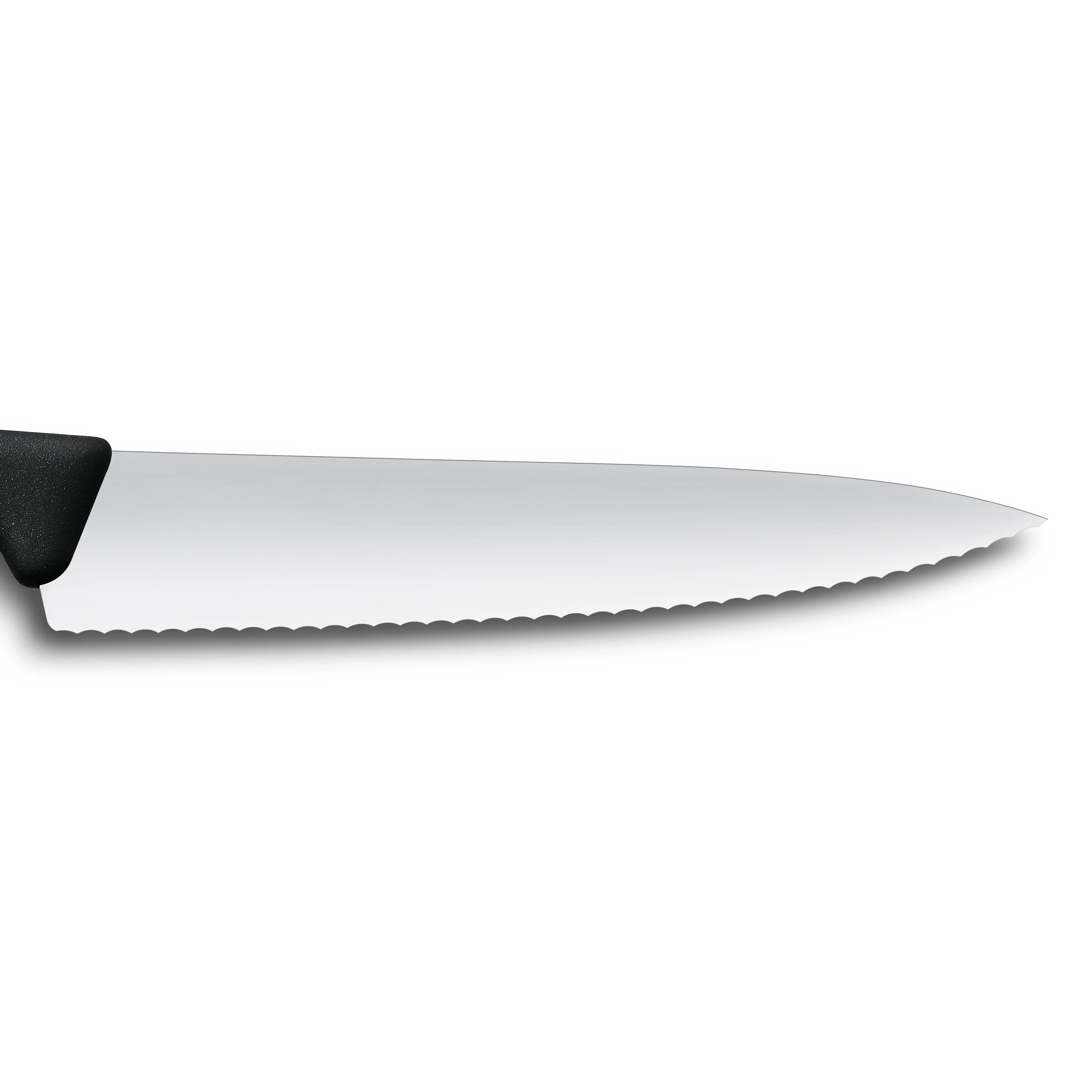 Kuchyňský nůž Victorinox Black – zubatá čepel 19 cm