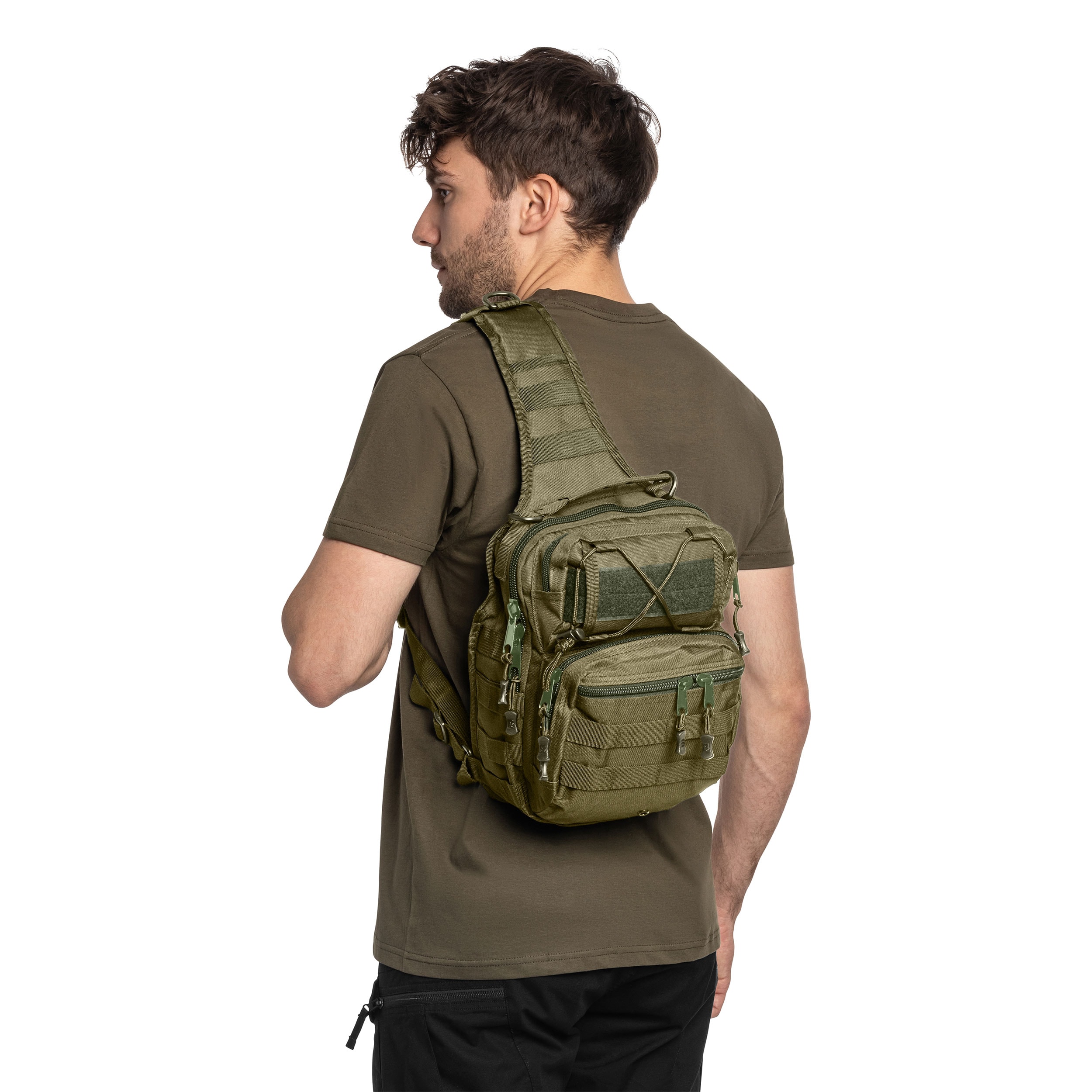 Taška přes rameno Badger Outdoor Sling Tactical Large - Olive