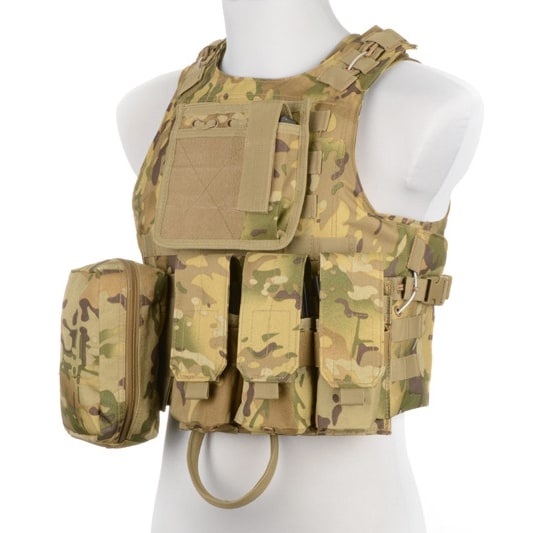 Taktická vesta GFC Tactical FSBE - Arid MC Camo