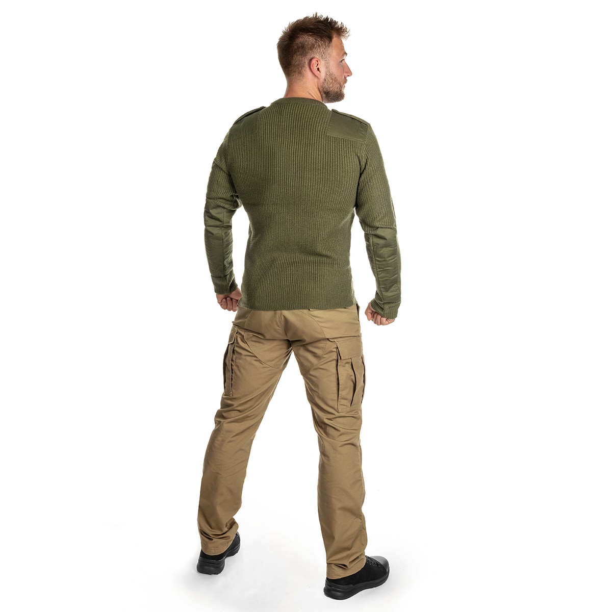 Svetr Brandit BW Pullover – Olive