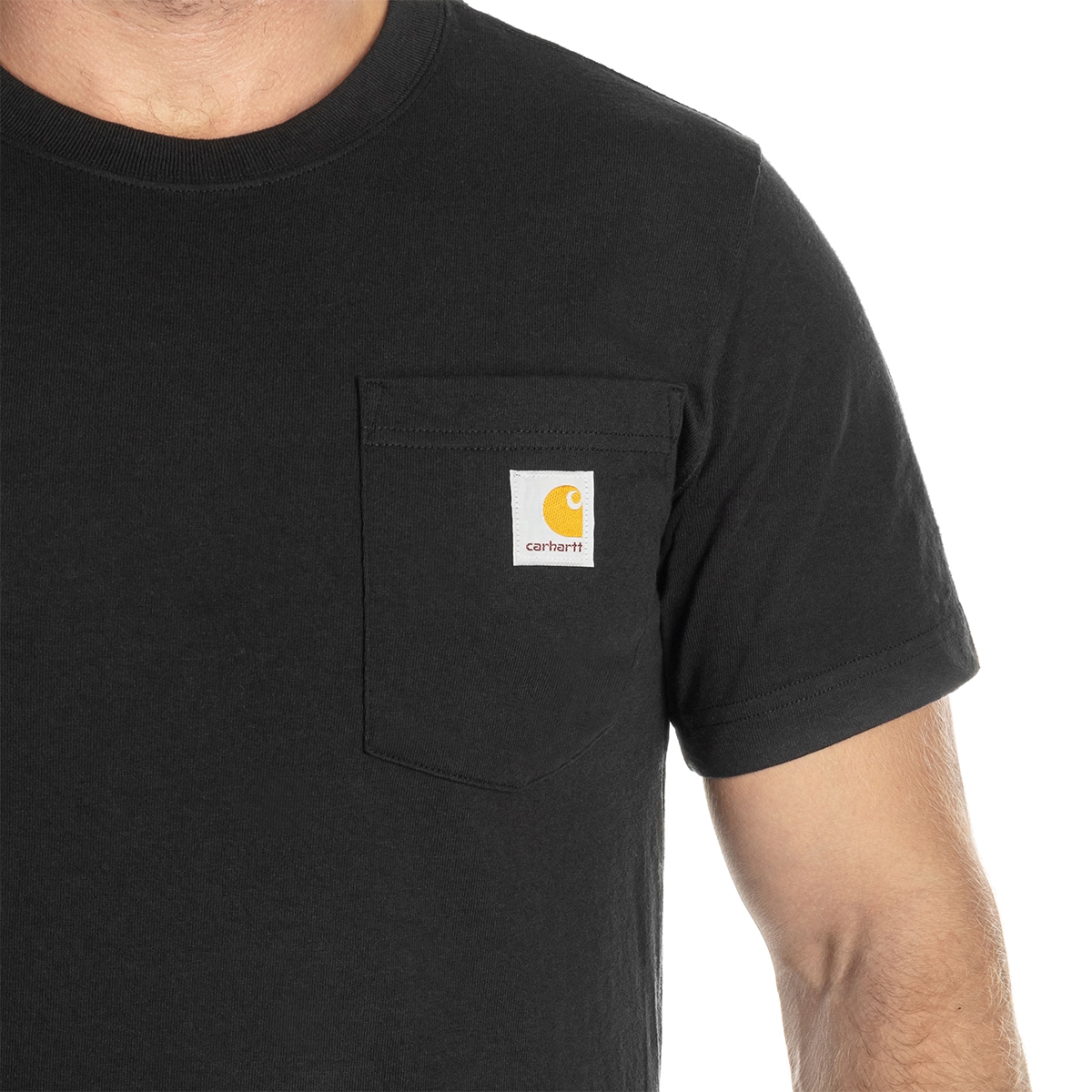 Tričko Carhartt K87 Pocket - Black