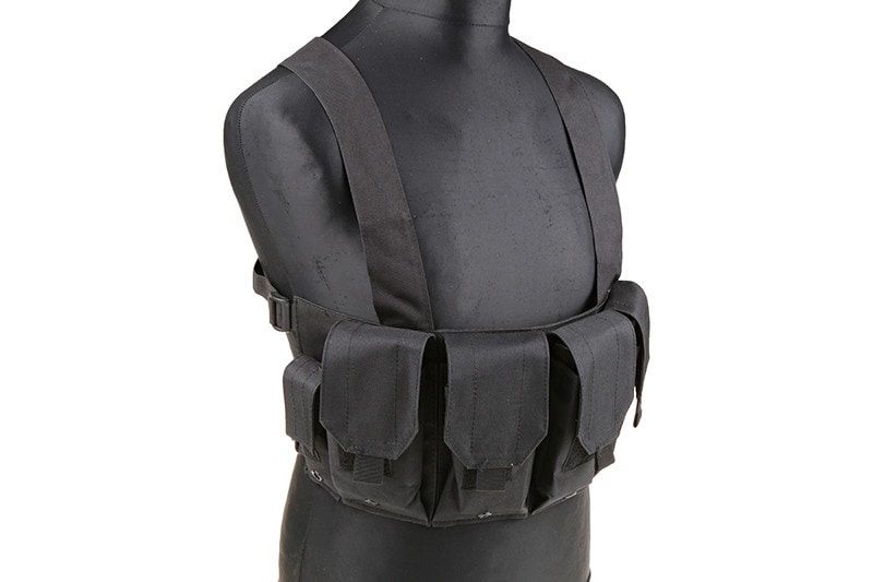 Taktická vesta typu Chest Rig - černá