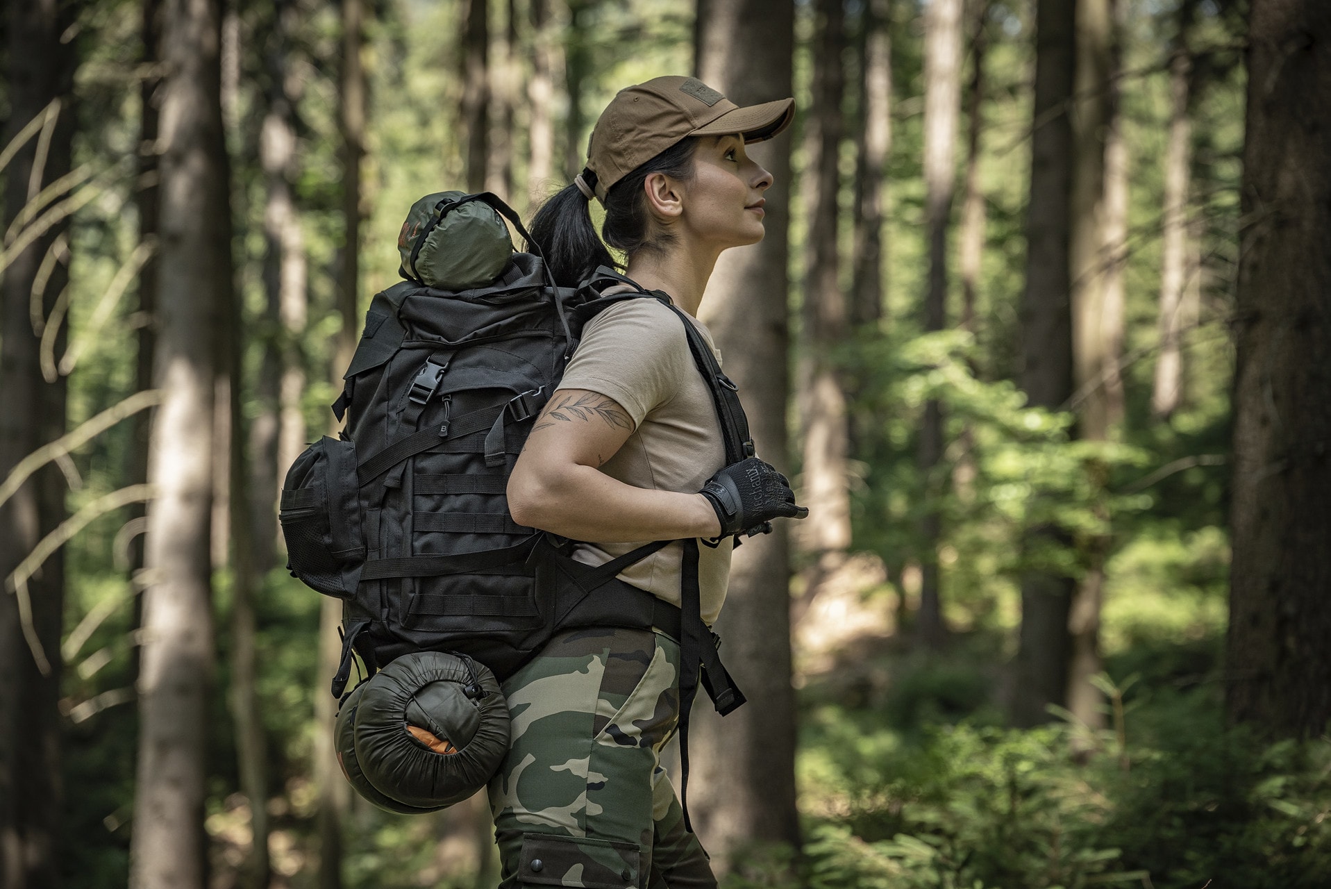 Batoh Badger Outdoor Hilltop 55 l Black