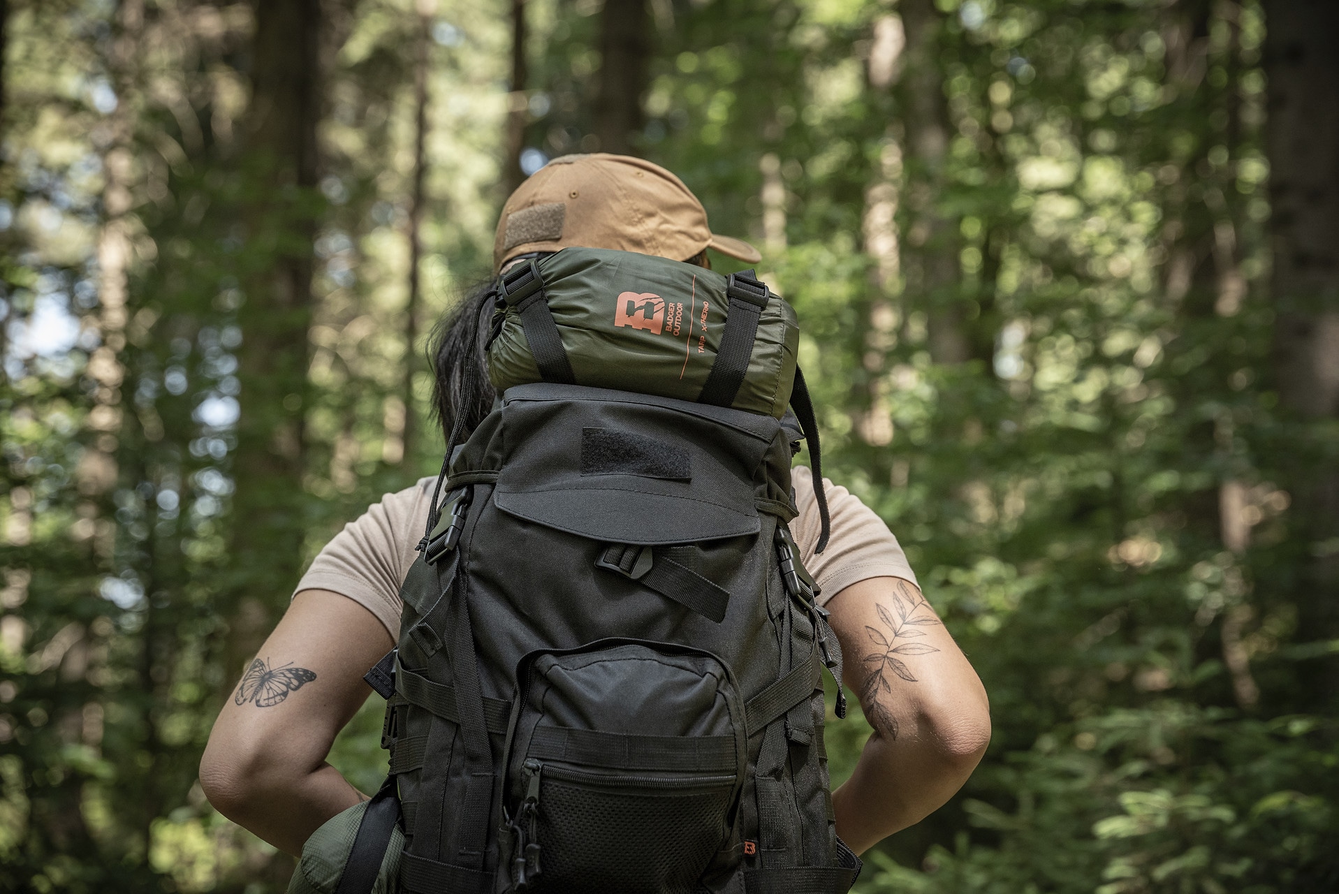 Batoh Badger Outdoor Hilltop 55 l Black