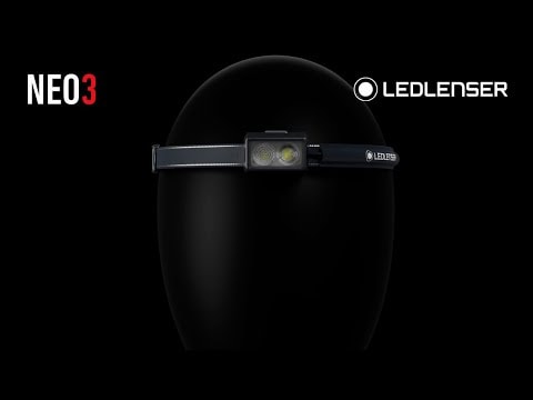 Svítilna čelová Ledlenser Neo 3 Black/Gray - 400 lumenů