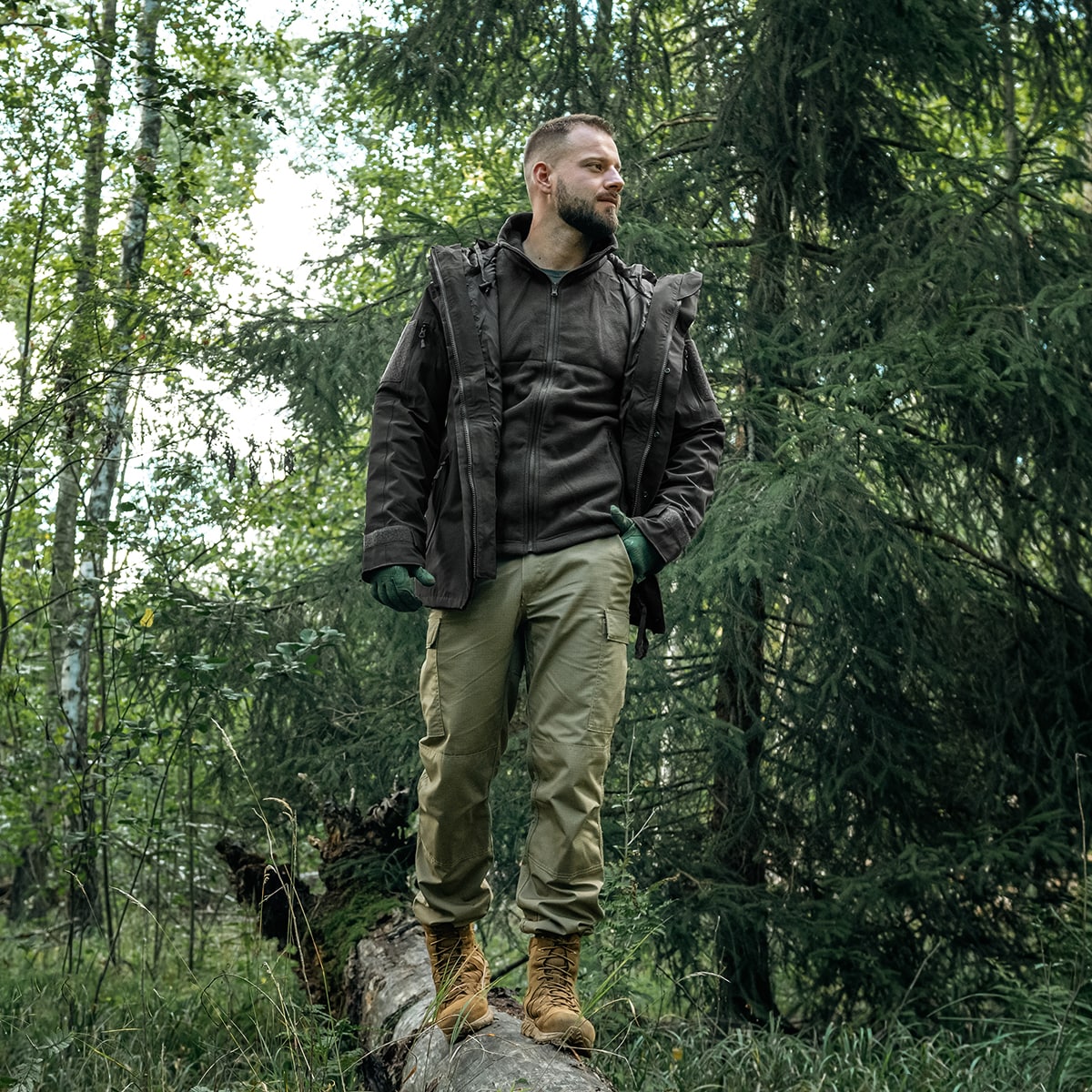 Bunda Mil-Tec ECWCS Wet Weather Gen.II s podšívkou Black