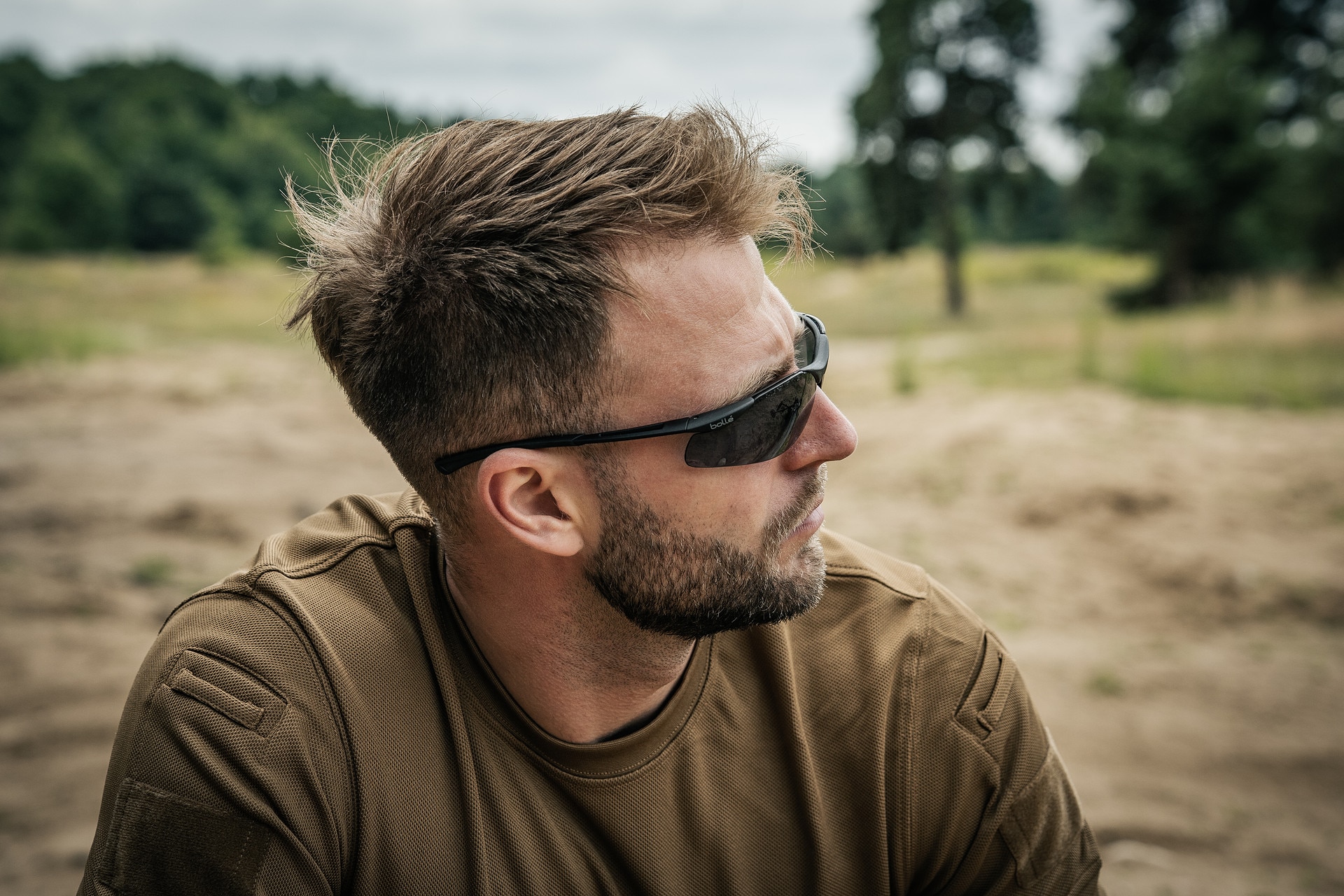 Taktické brýle Bolle Contour II BSSI – Smoke Platinum Black