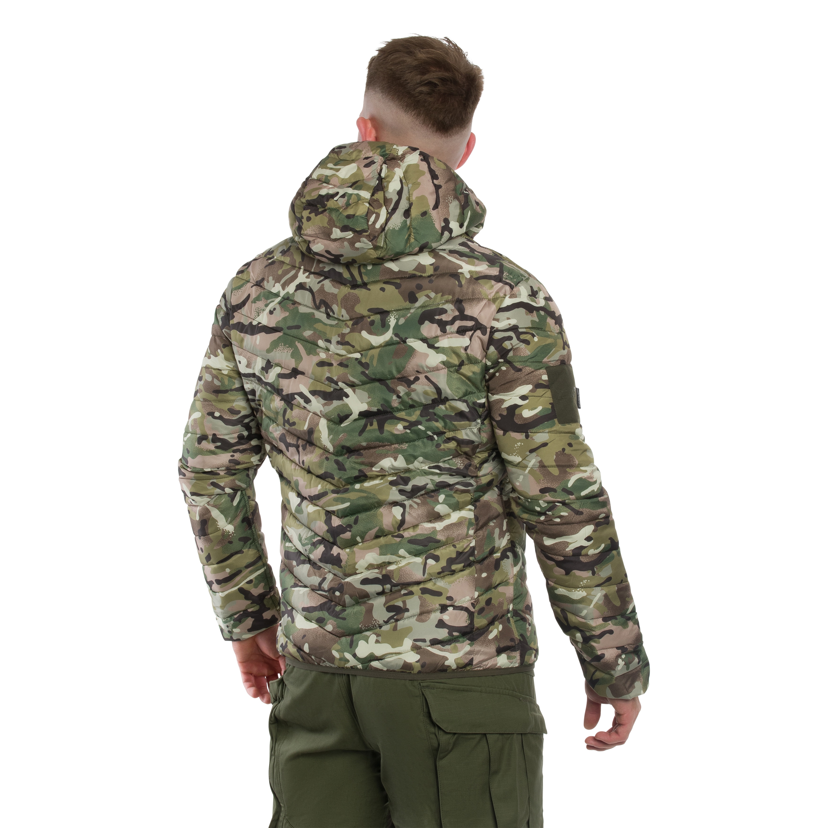 Oboustranná péřová bunda Texar Reverse - Olive/Arid MC Camo